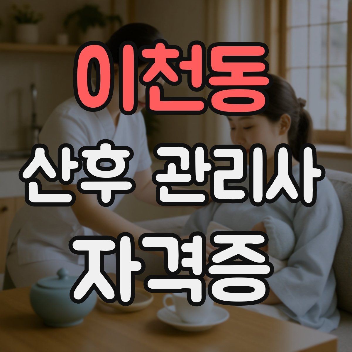 이천동 산후 관리사 자격증 가사 지원 요청을 정중히 조율하는 방법