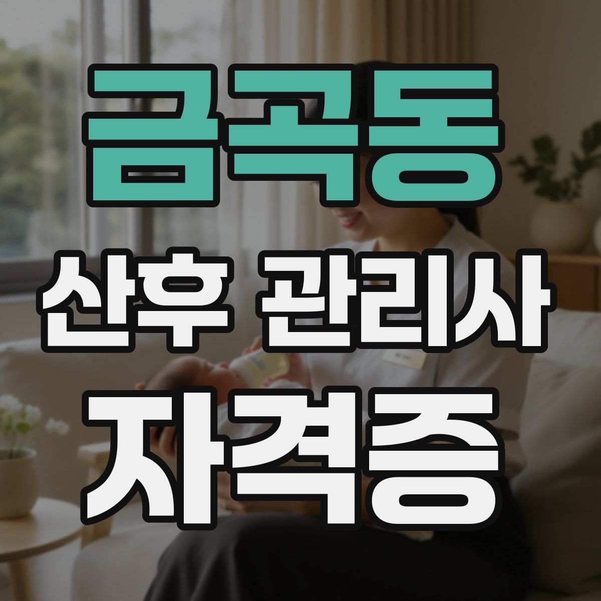 금곡동 산후 관리사 자격증