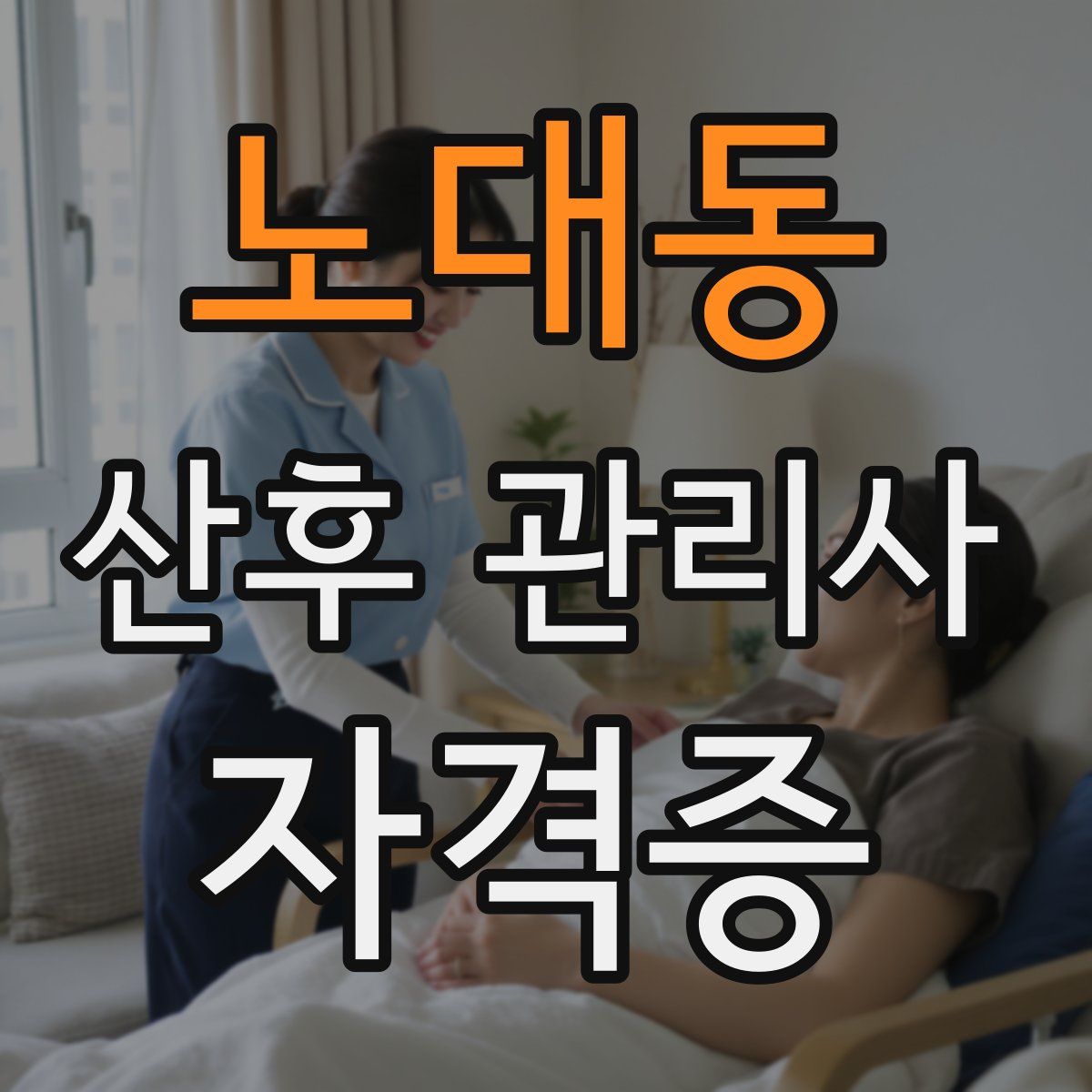 노대동 산후 관리사 자격증