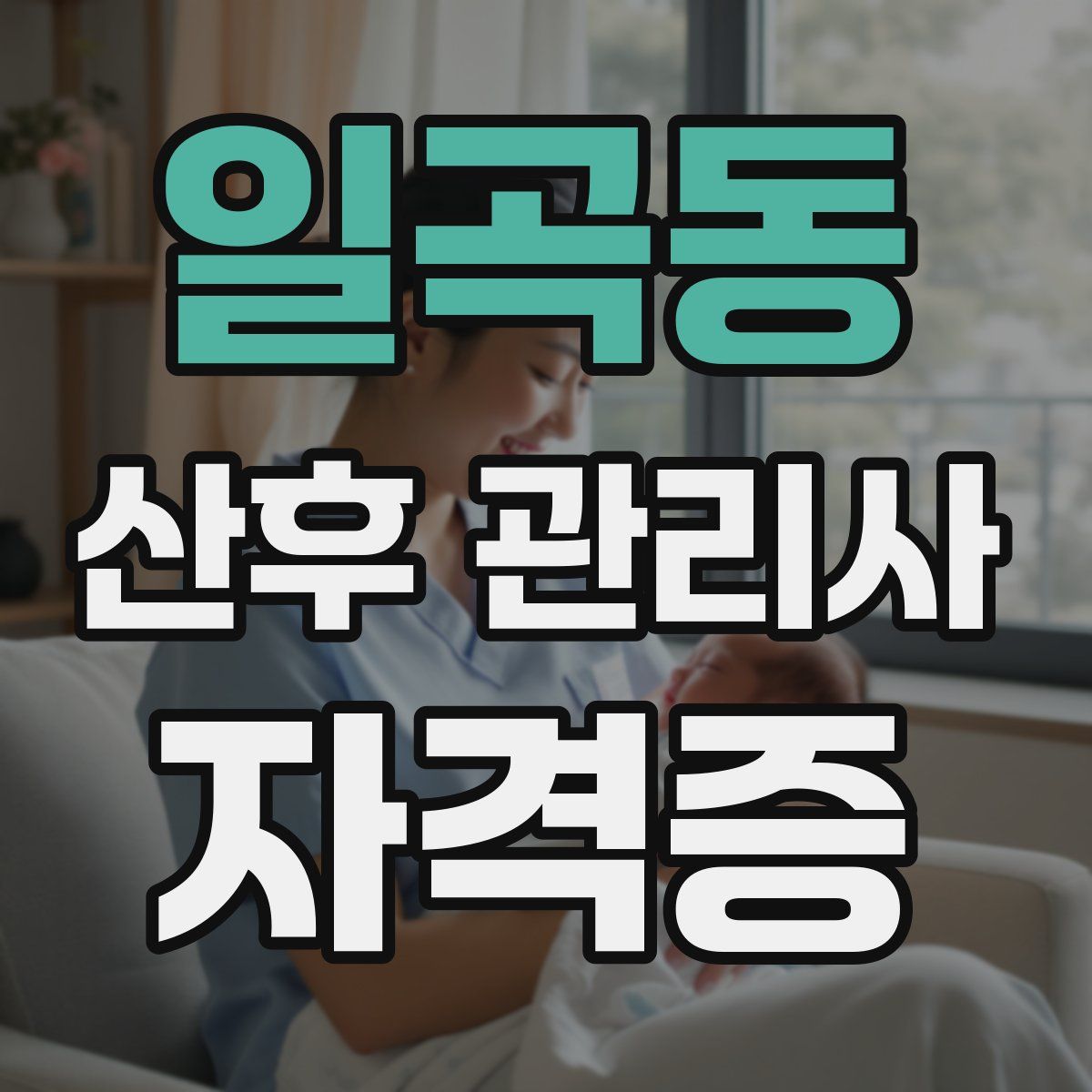 일곡동 산후 관리사 자격증