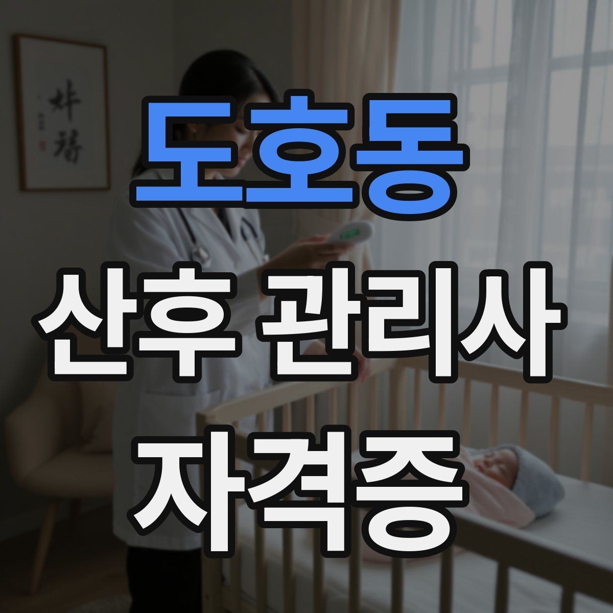 도호동 산후 관리사 자격증 민간자격증 선택 시 확인해야 할 것
