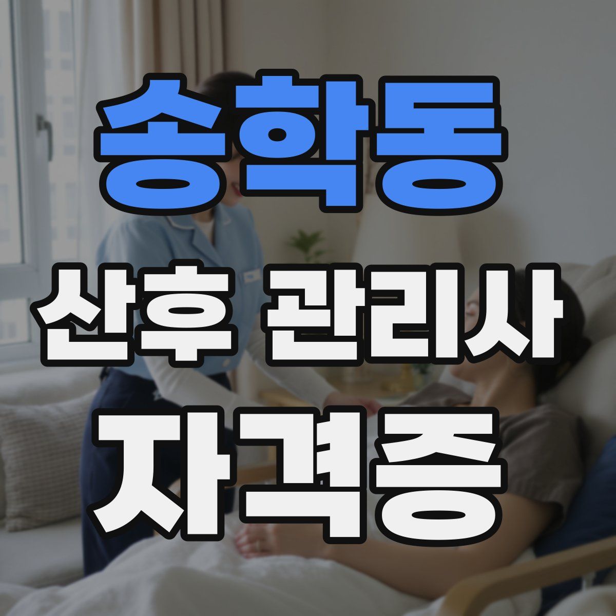 송학동 산후 관리사 자격증