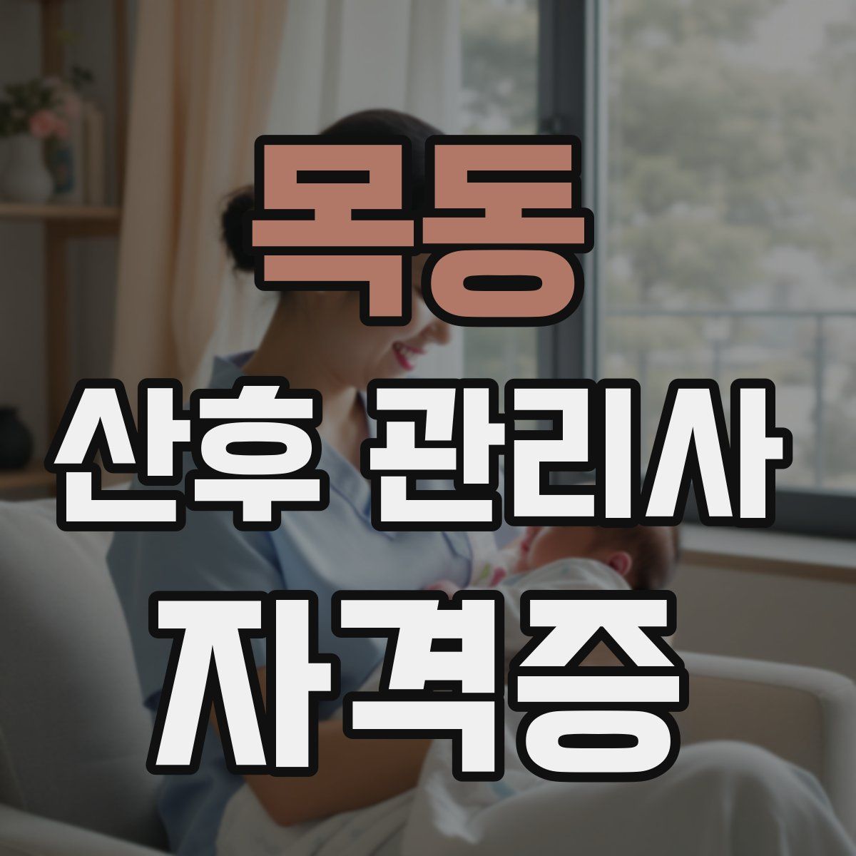 목동 산후 관리사 자격증