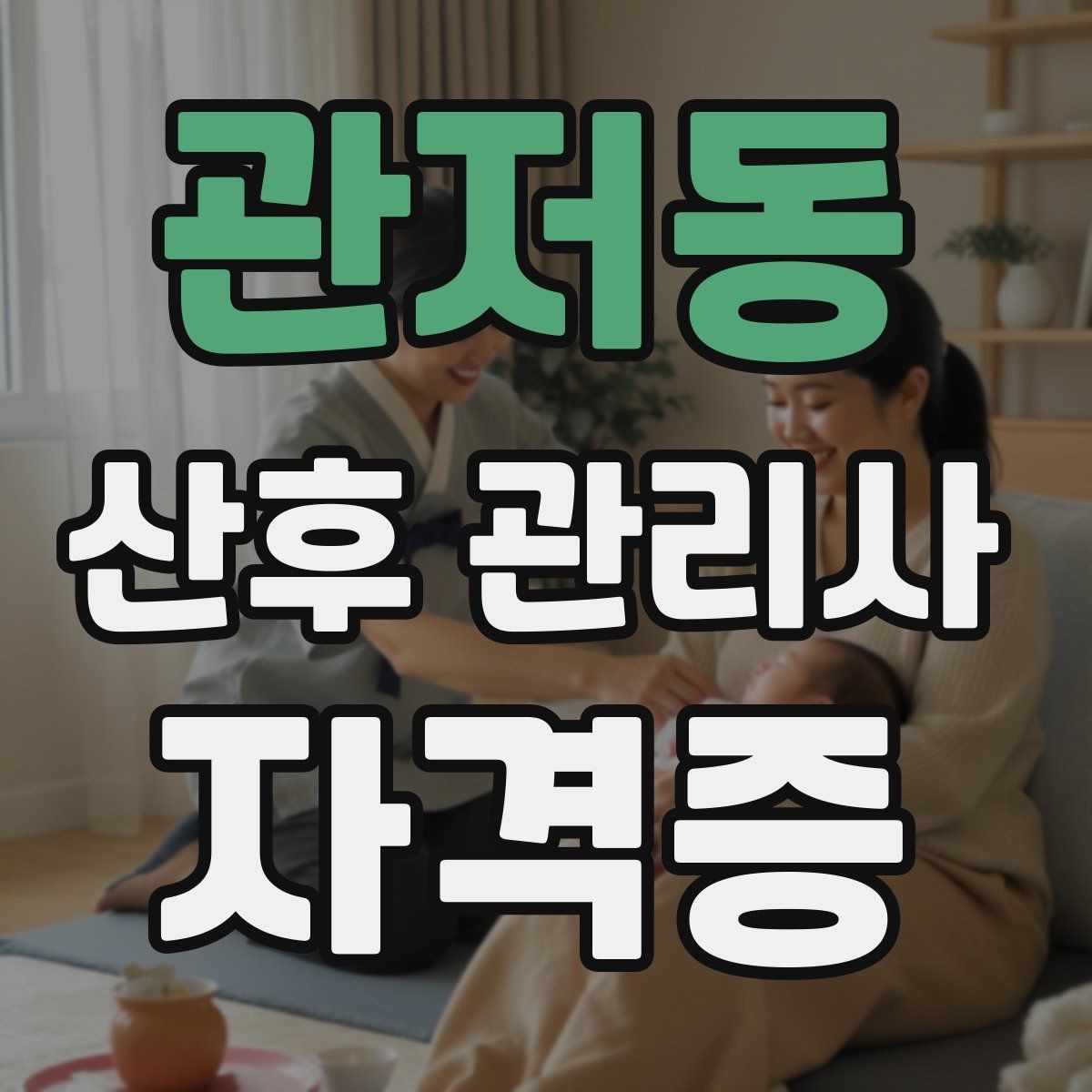 관저동 산후 관리사 자격증 가사 지원 요청을 정중히 조율하는 방법