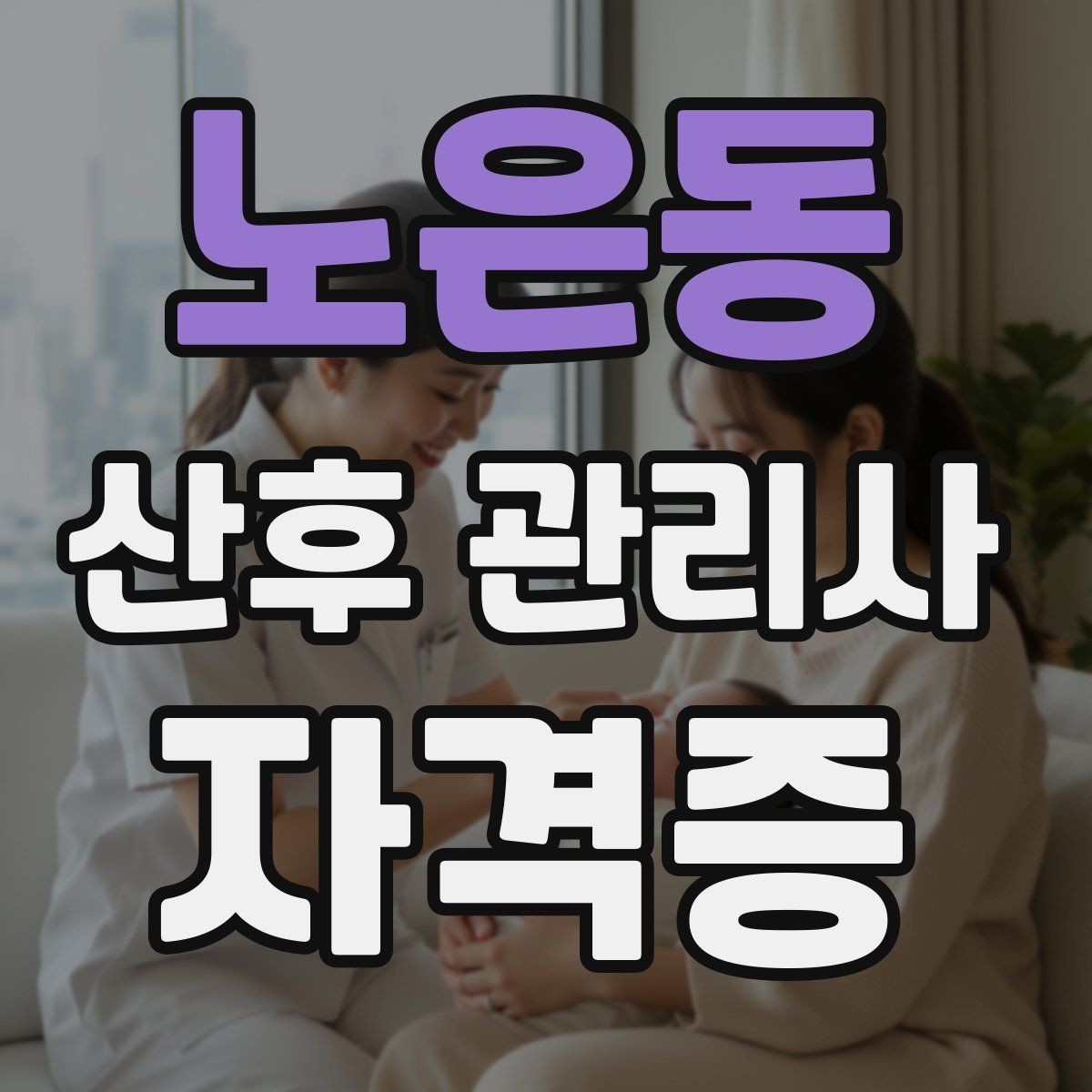 노은동 산후 관리사 자격증 산후 가사 지원 범위를 조율하는 방법