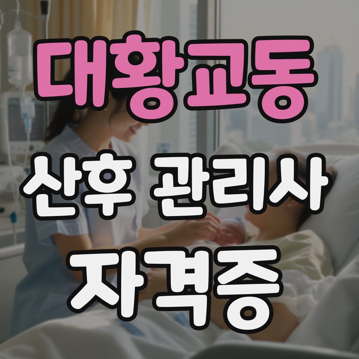 대황교동 산후 관리사 자격증