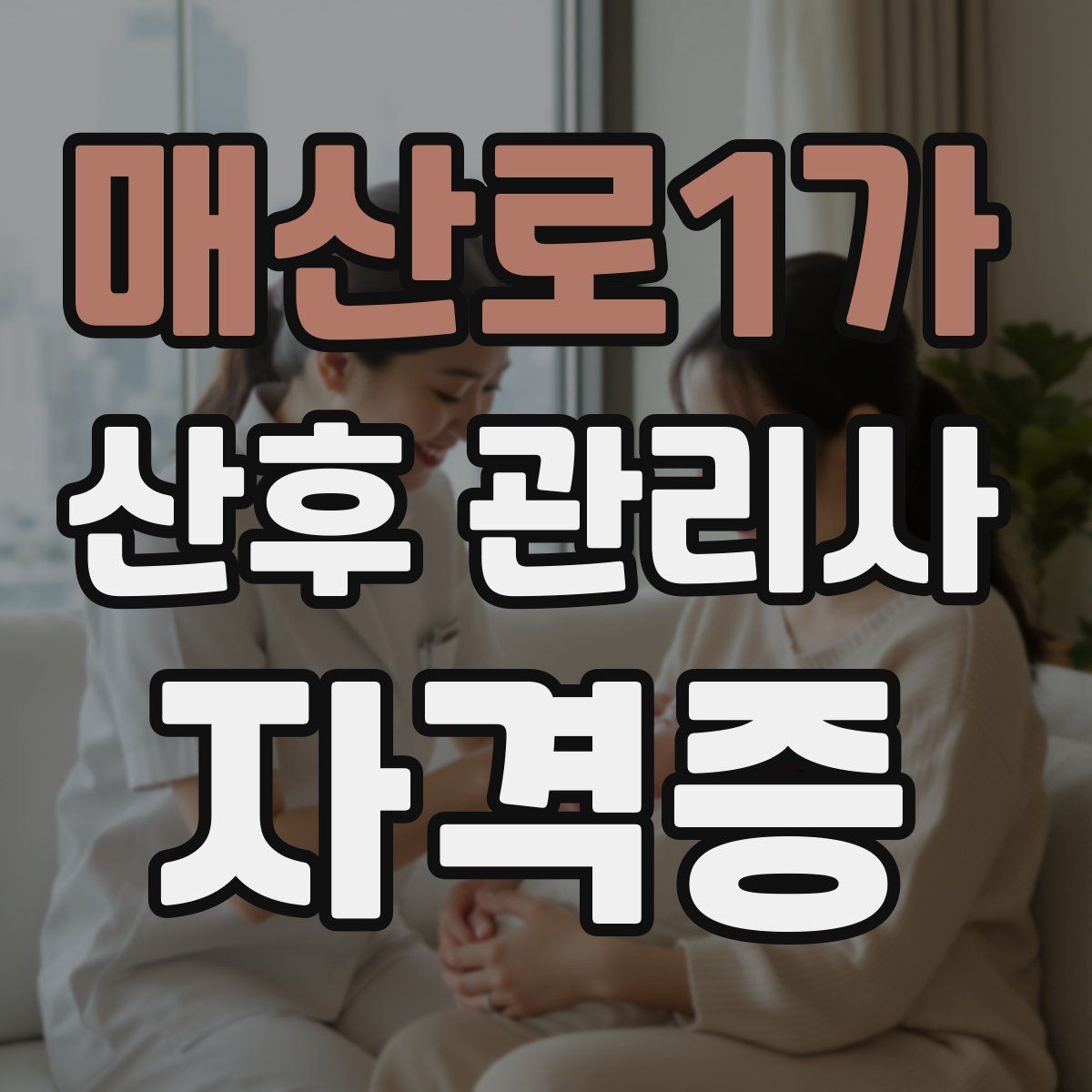 매산로1가 산후 관리사 자격증