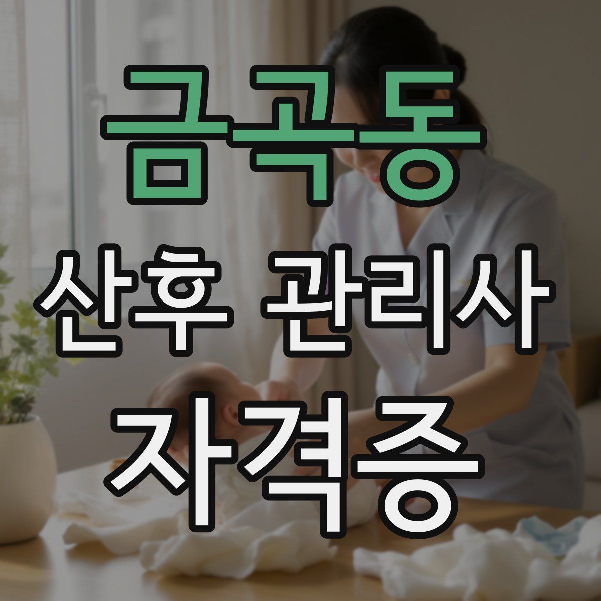 금곡동 산후 관리사 자격증