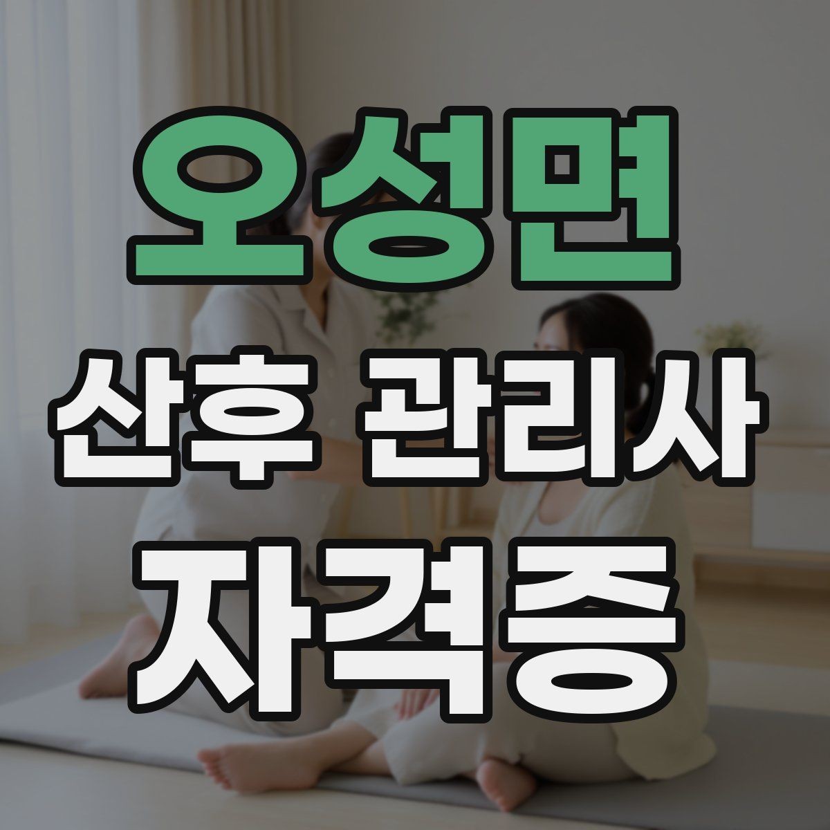 오성면 산후 관리사 자격증 가사 지원 요청을 정중히 조율하는 방법