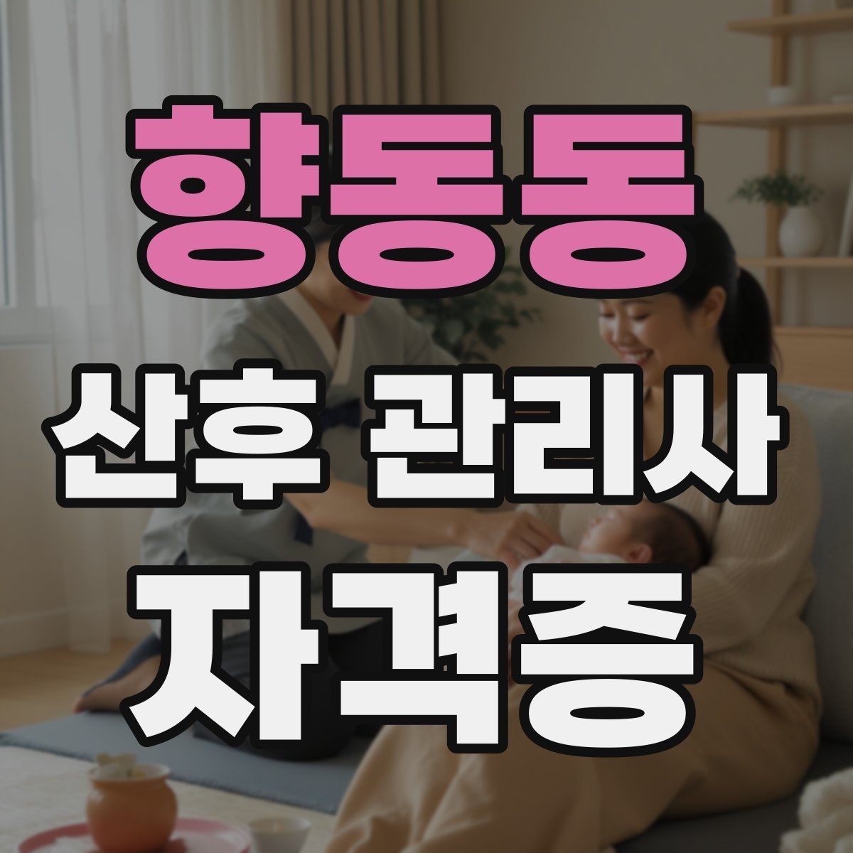 향동동 산후 관리사 자격증 합격 후 첫 현장 준비 로드맵