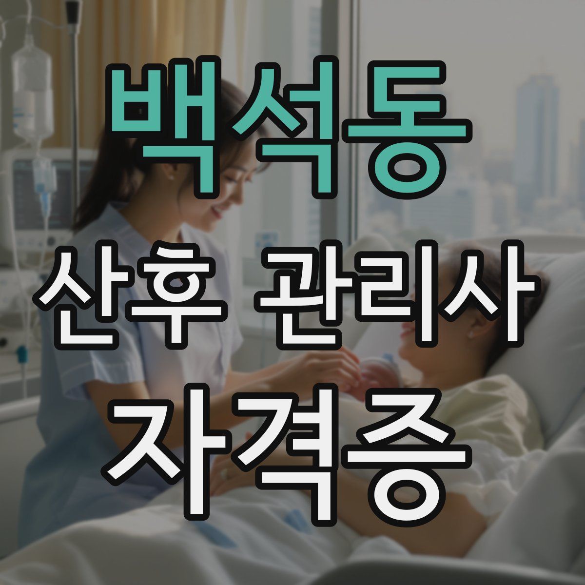 백석동 산후 관리사 자격증