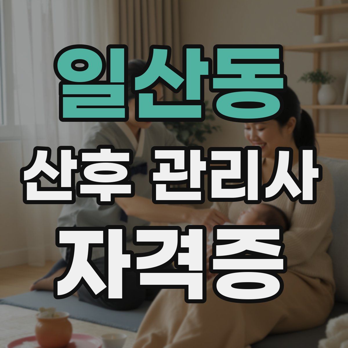 일산동 산후 관리사 자격증