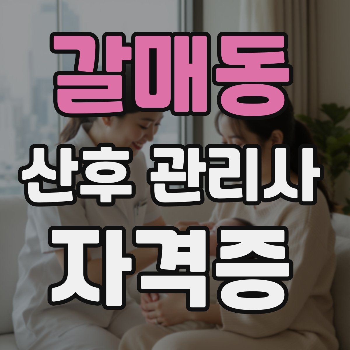 갈매동 산후 관리사 자격증 산후 식단 준비 시 주의할 점은 무엇일까