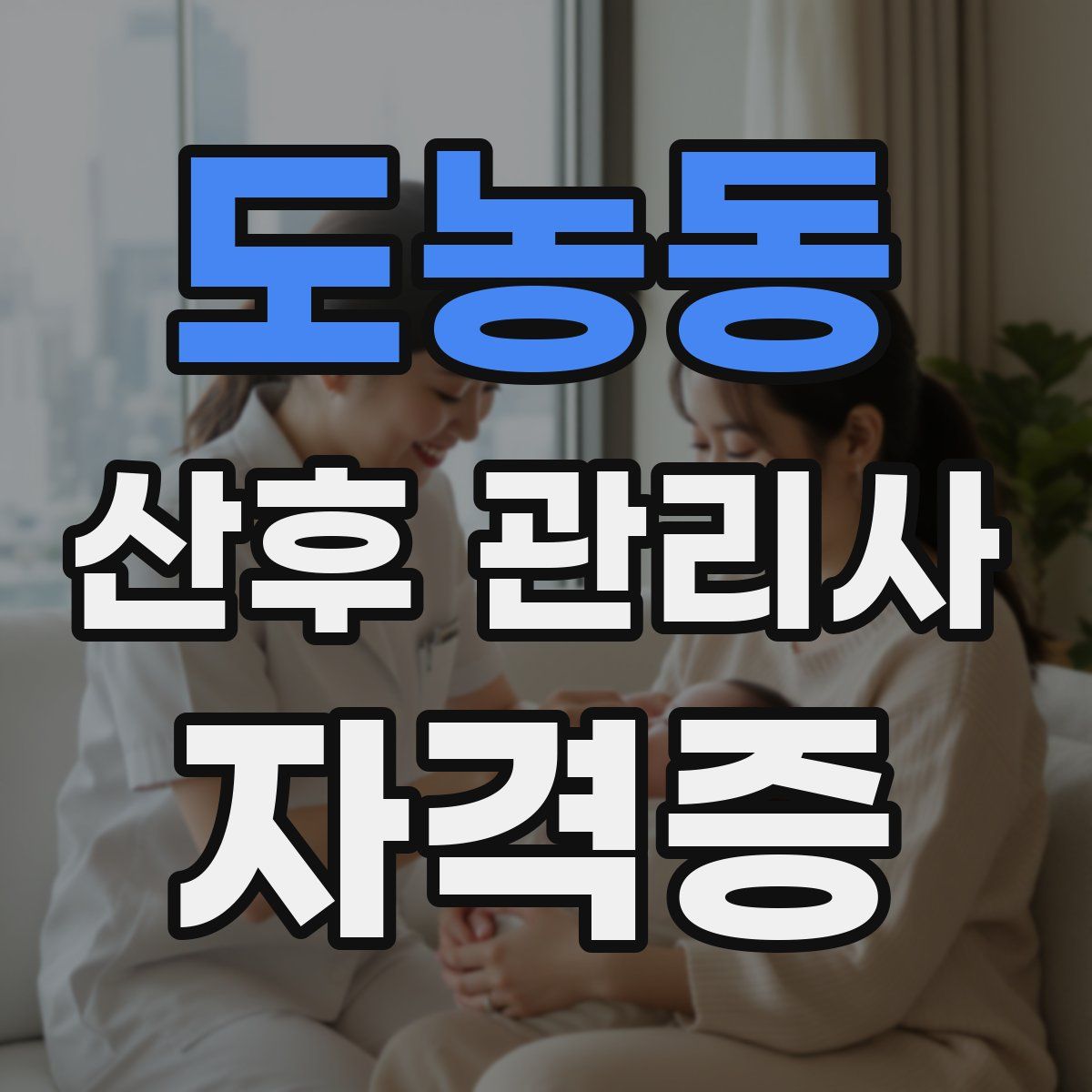 도농동 산후 관리사 자격증