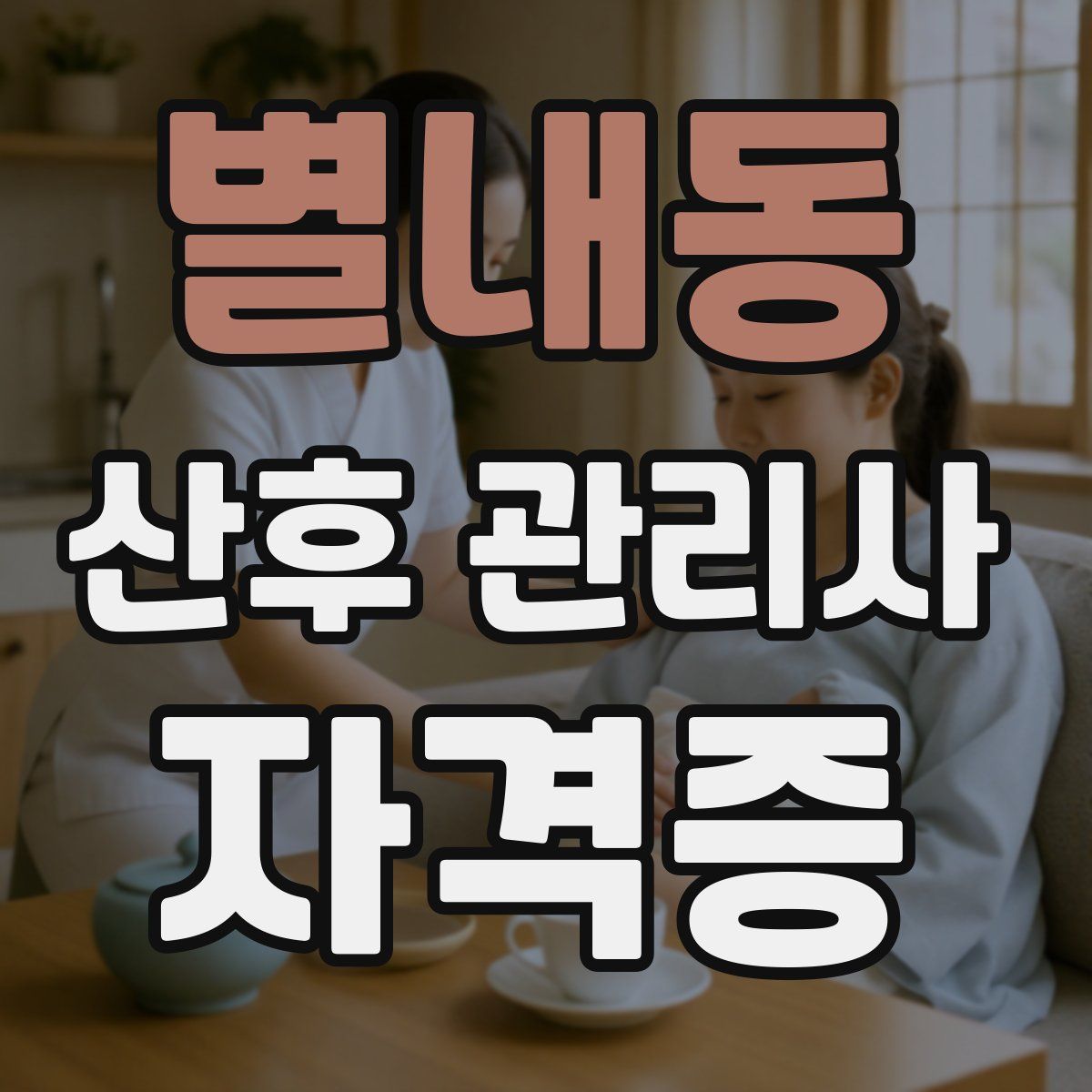별내동 산후 관리사 자격증