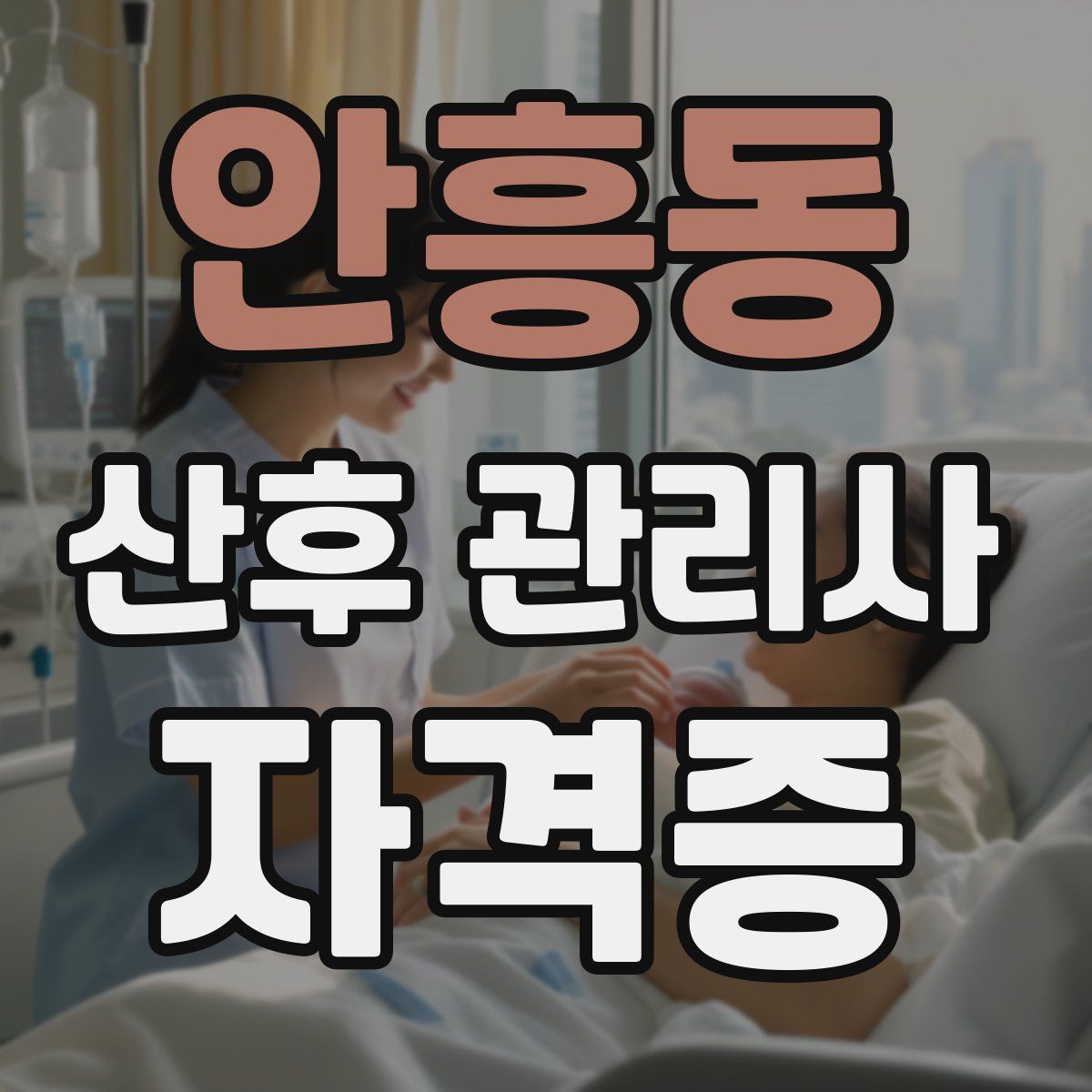 안흥동 산후 관리사 자격증