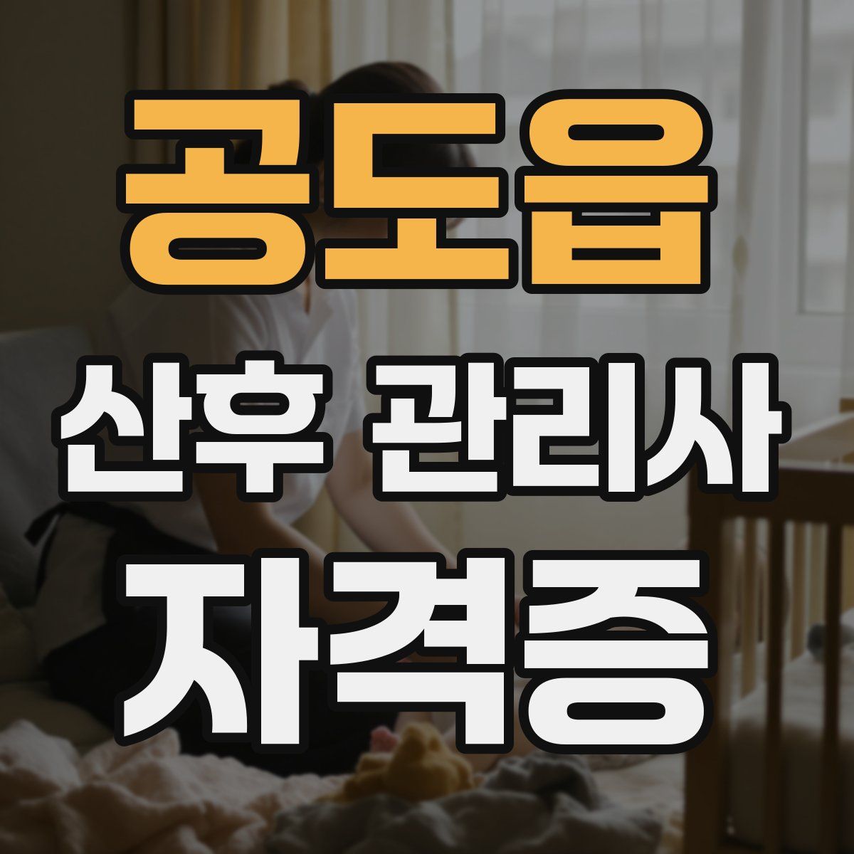 공도읍 산후 관리사 자격증