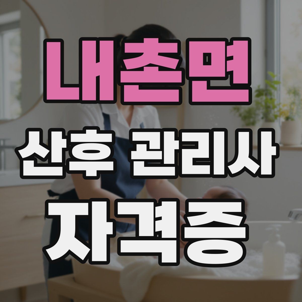 내촌면 산후 관리사 자격증 산후도우미와 차이를 헷갈릴 때 정리