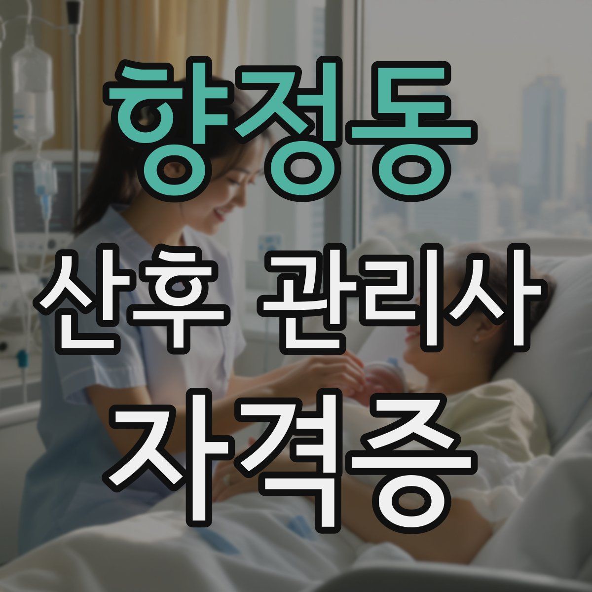 향정동 산후 관리사 자격증