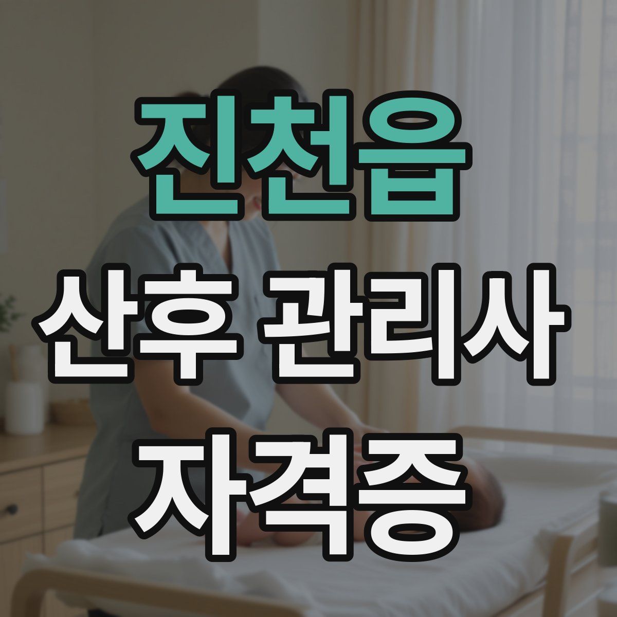 진천읍 산후 관리사 자격증