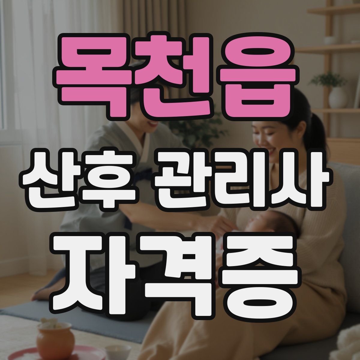 목천읍 산후 관리사 자격증