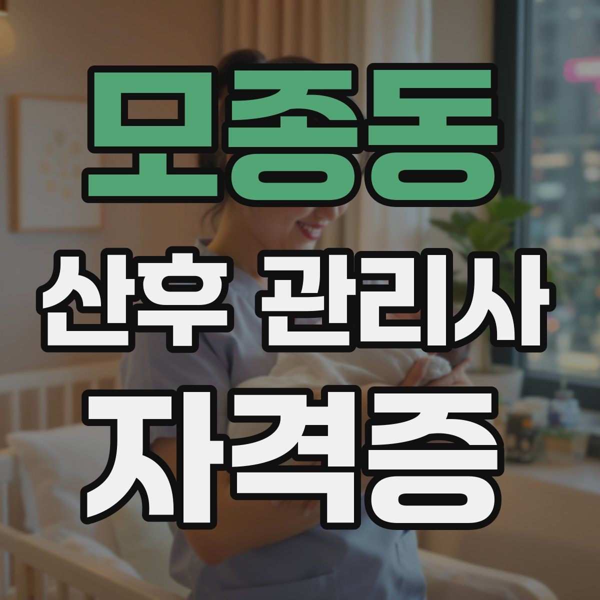 모종동 산후 관리사 자격증 정리와 청소 요청 범위 합의가 중요한 이유