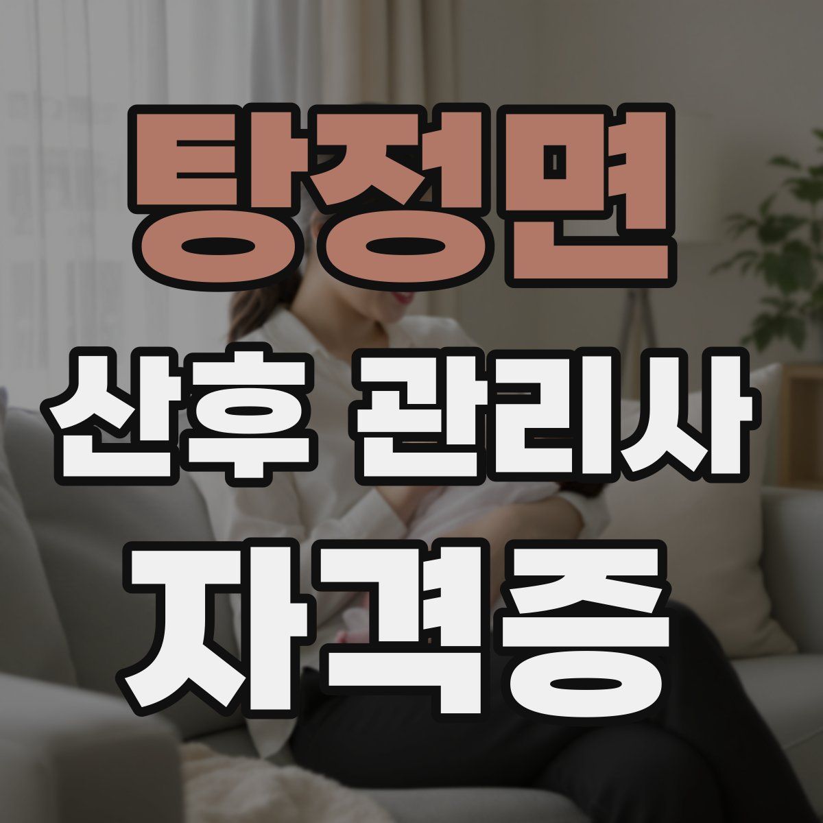 탕정면 산후 관리사 자격증