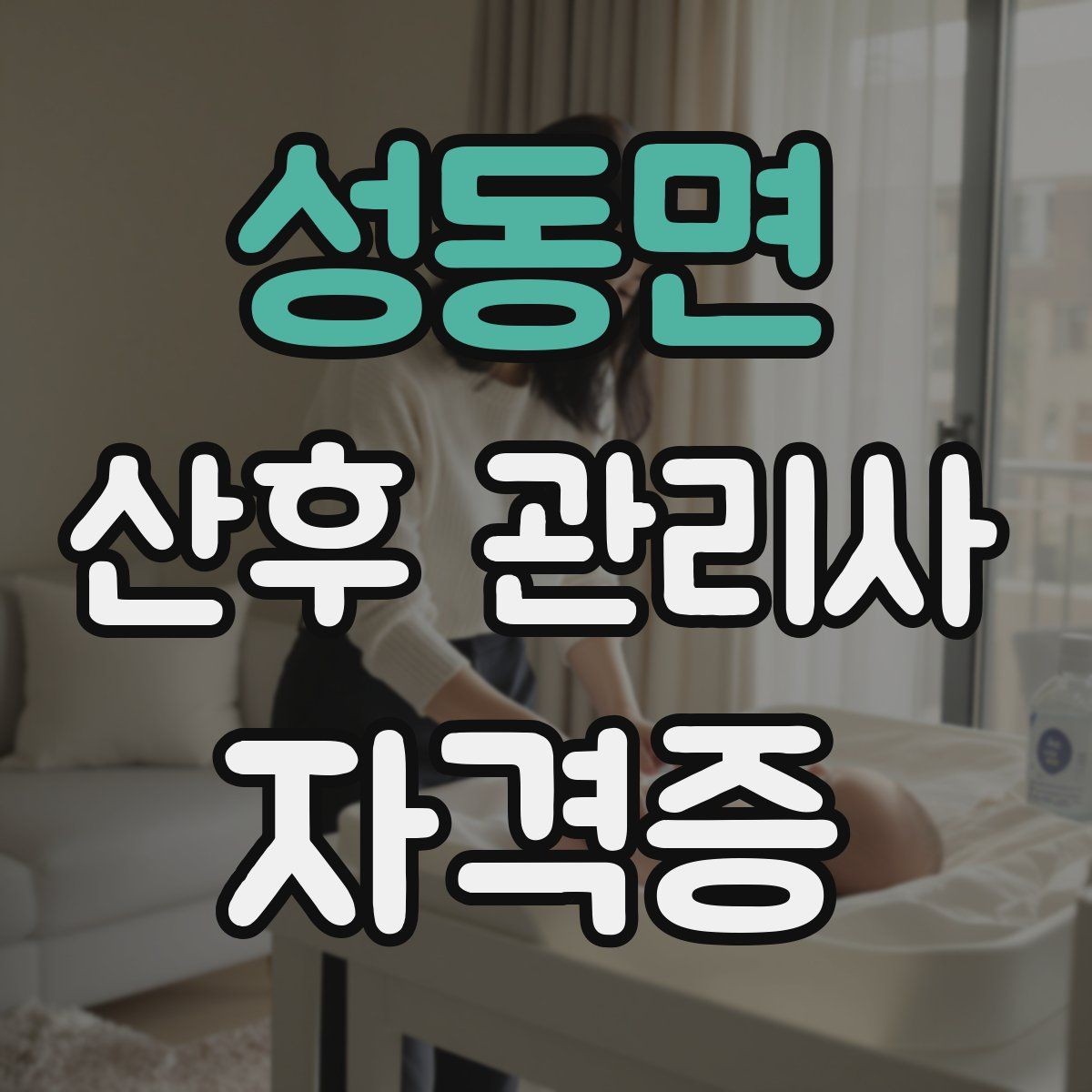 성동면 산후 관리사 자격증 취득 후 프로필을 준비하는 방법
