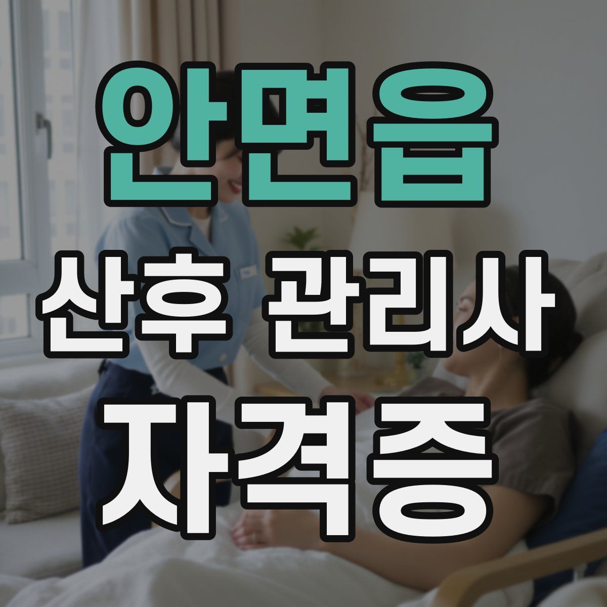 안면읍 산후 관리사 자격증