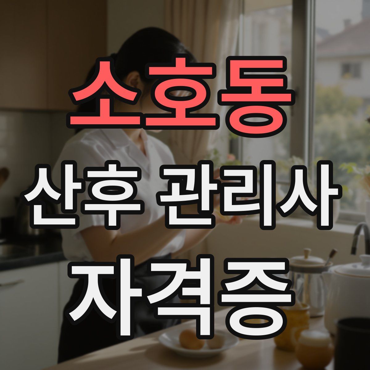 소호동 산후 관리사 자격증