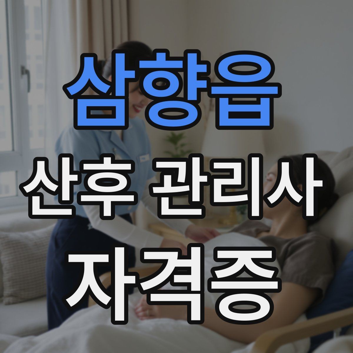 삼향읍 산후 관리사 자격증 한 번에 이해하는 업무 핵심 정리