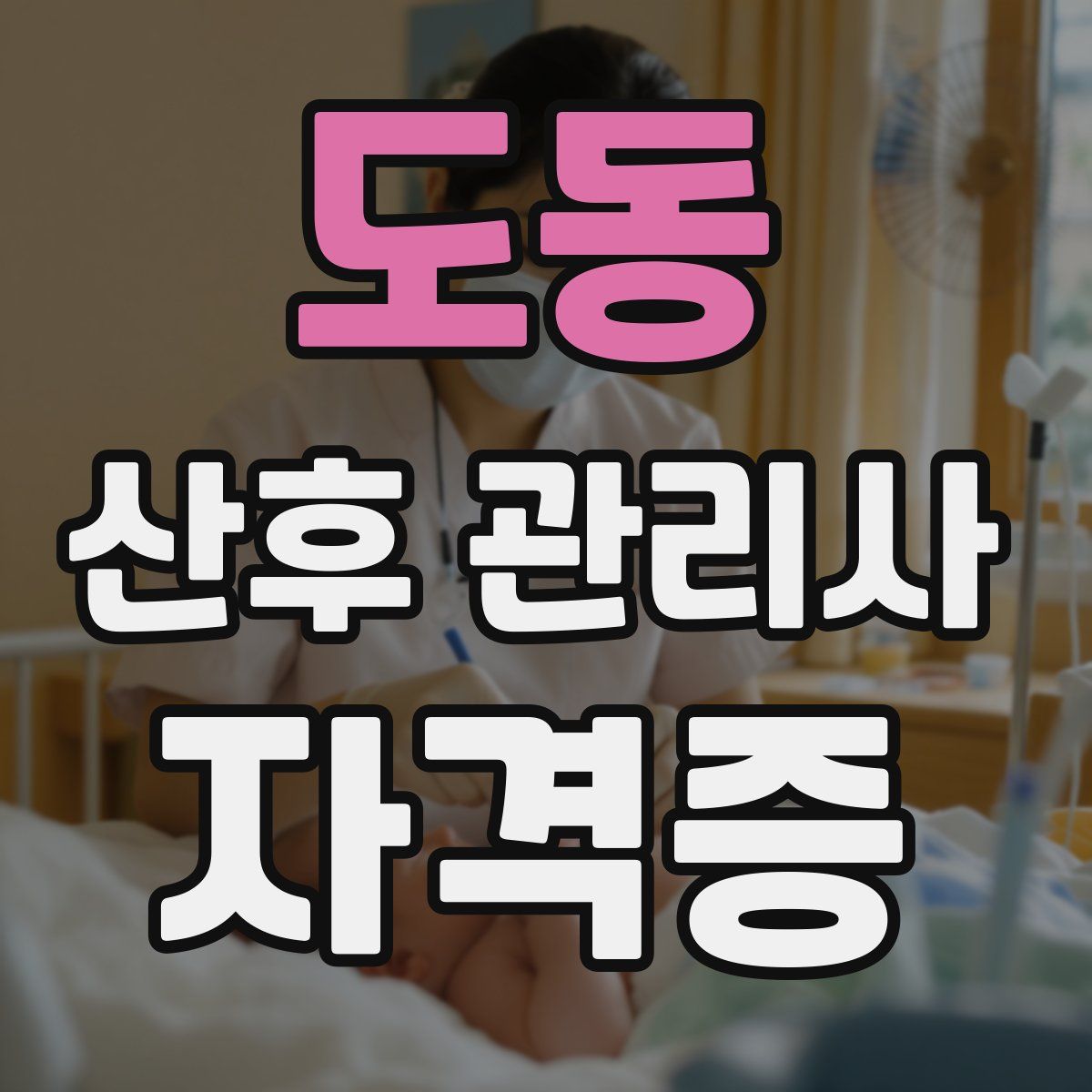 도동 산후 관리사 자격증
