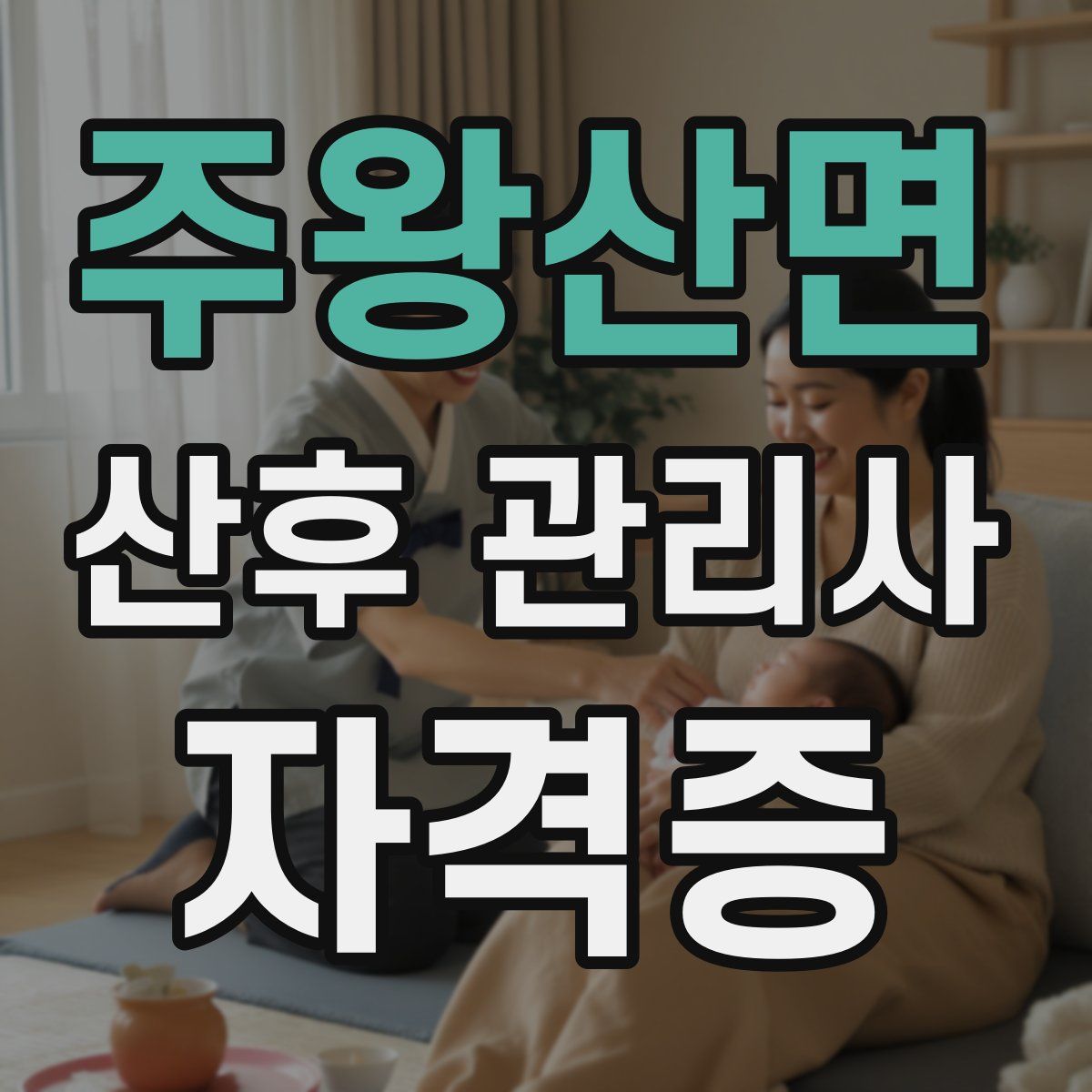 주왕산면 산후 관리사 자격증