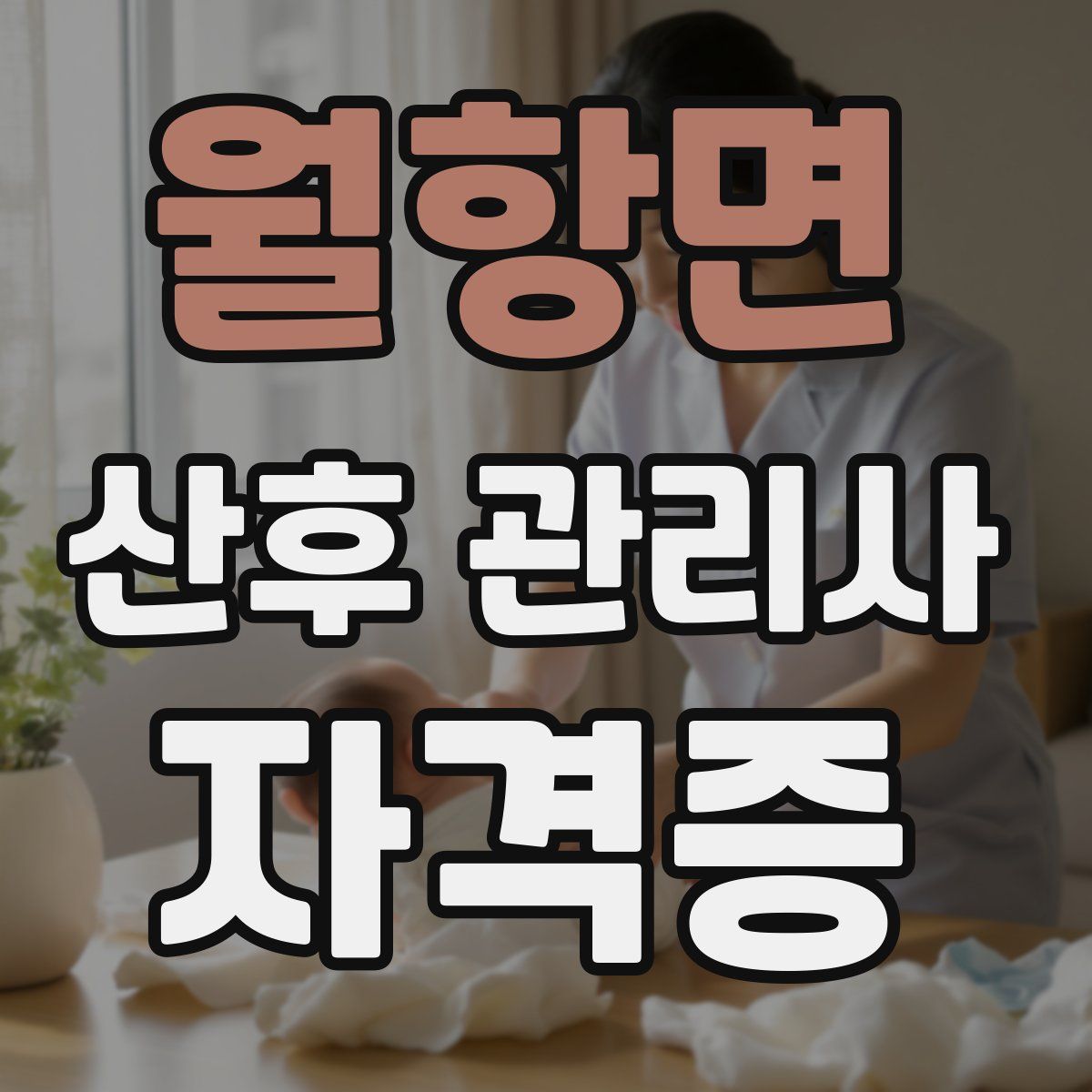 월항면 산후 관리사 자격증