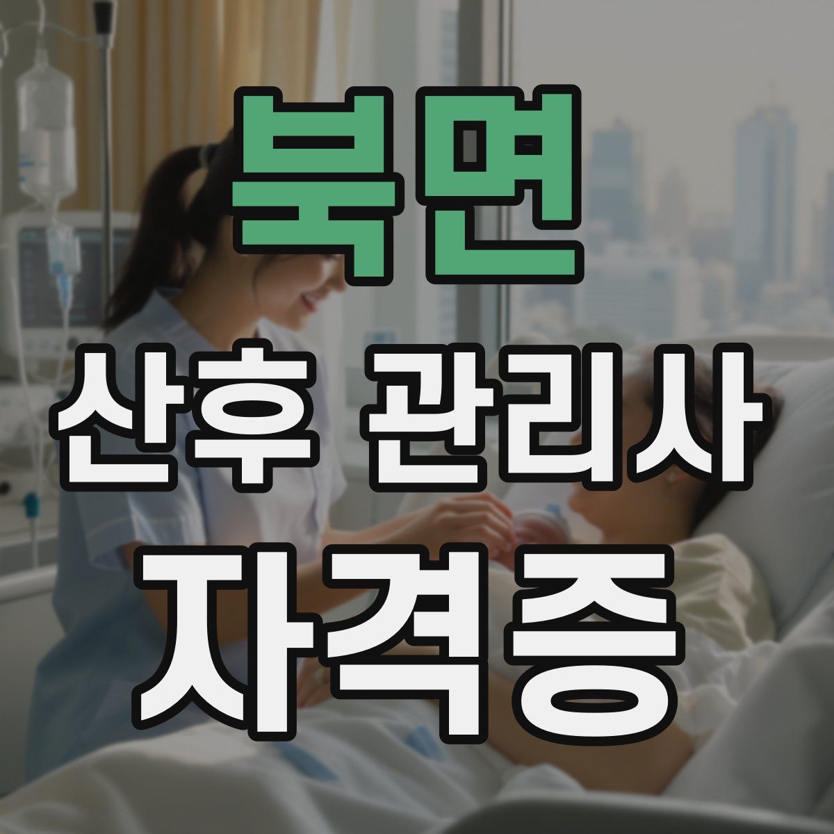 북면 산후 관리사 자격증