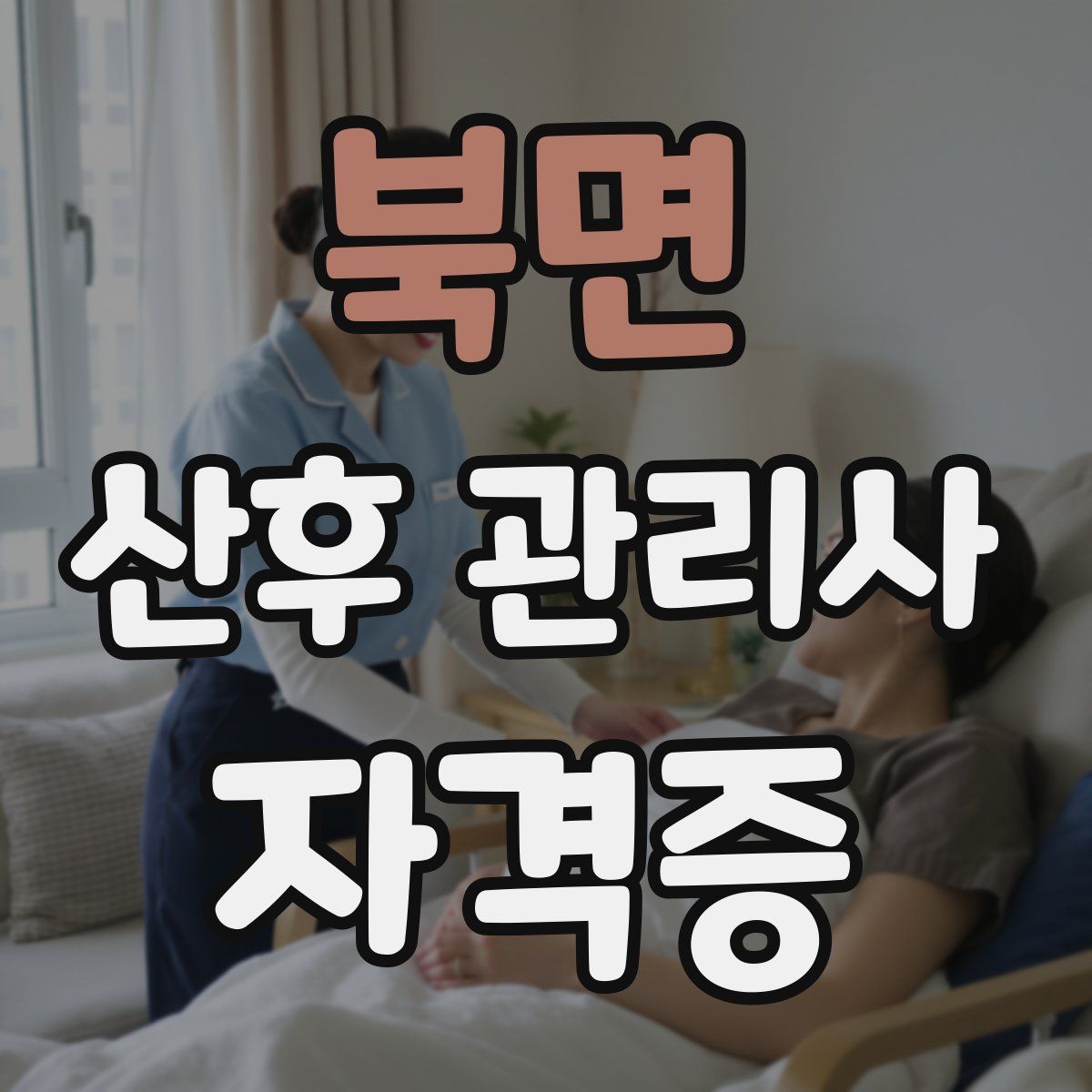 북면 산후 관리사 자격증