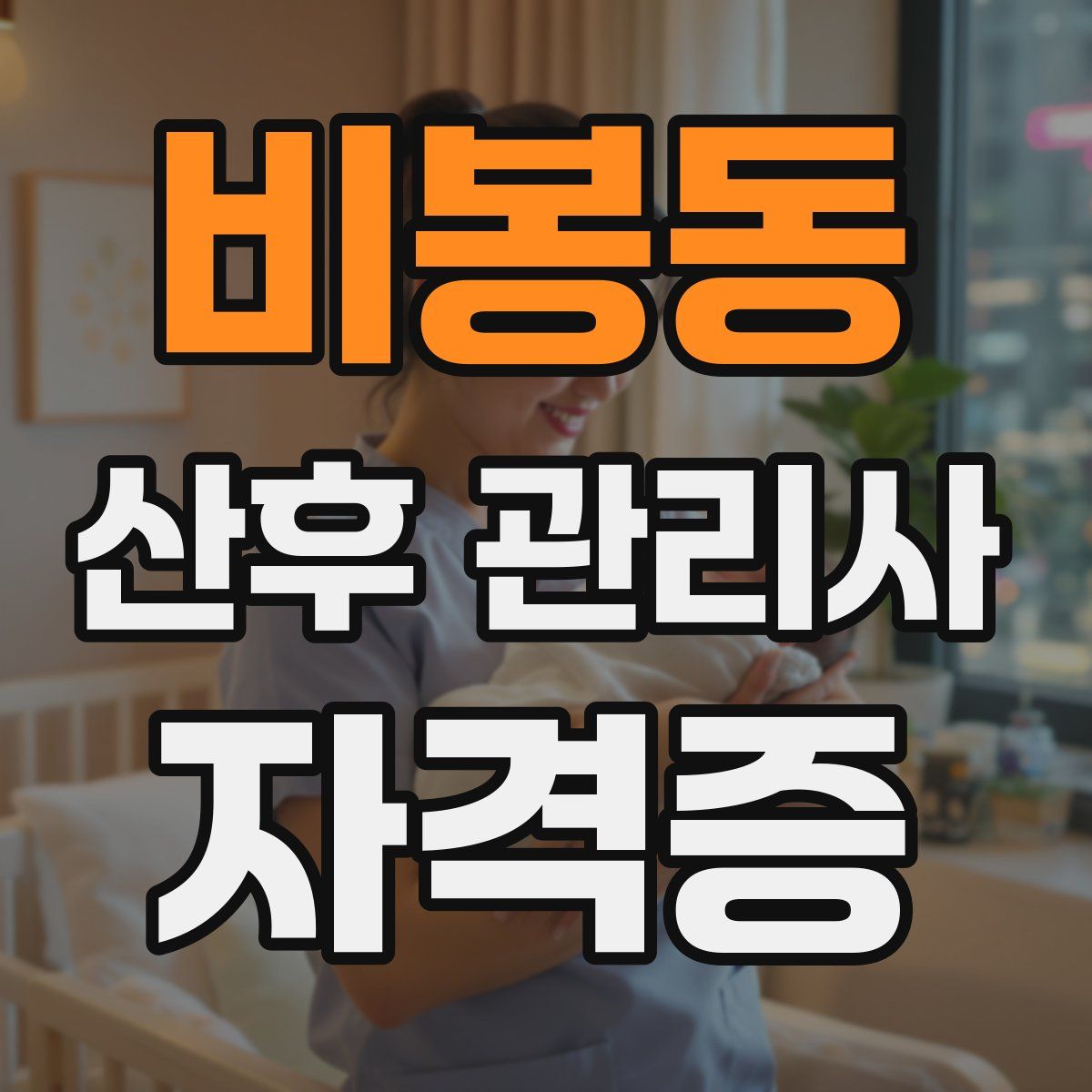 비봉동 산후 관리사 자격증
