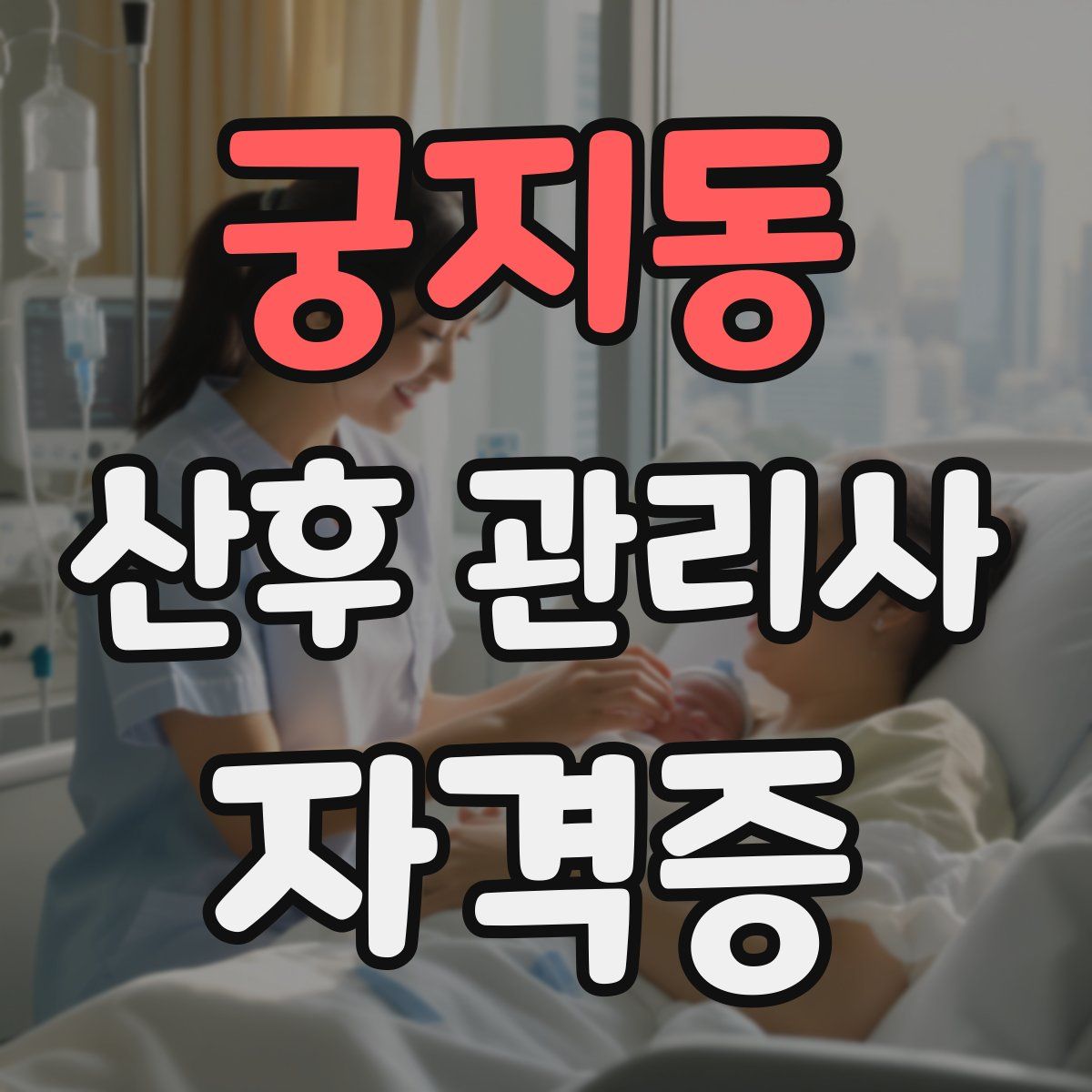 궁지동 산후 관리사 자격증