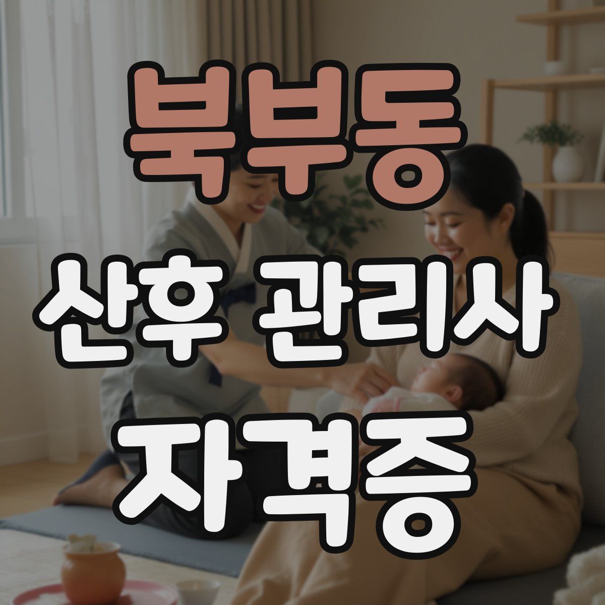 북부동 산후 관리사 자격증