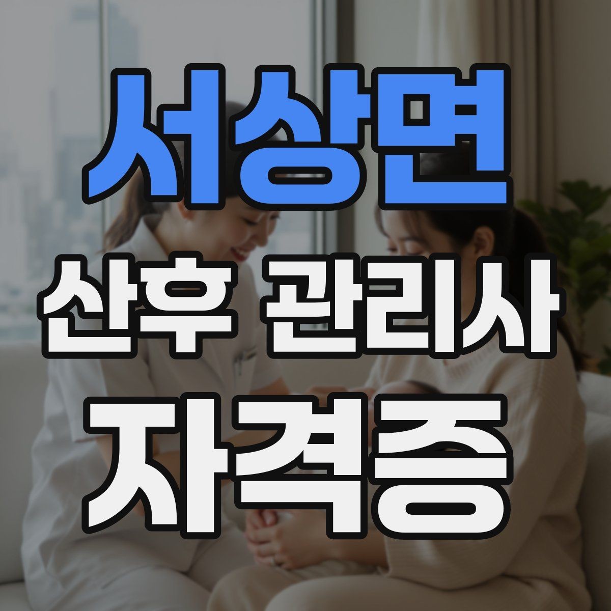 서상면 산후 관리사 자격증 취득 후 활동 범위는 어디까지일까