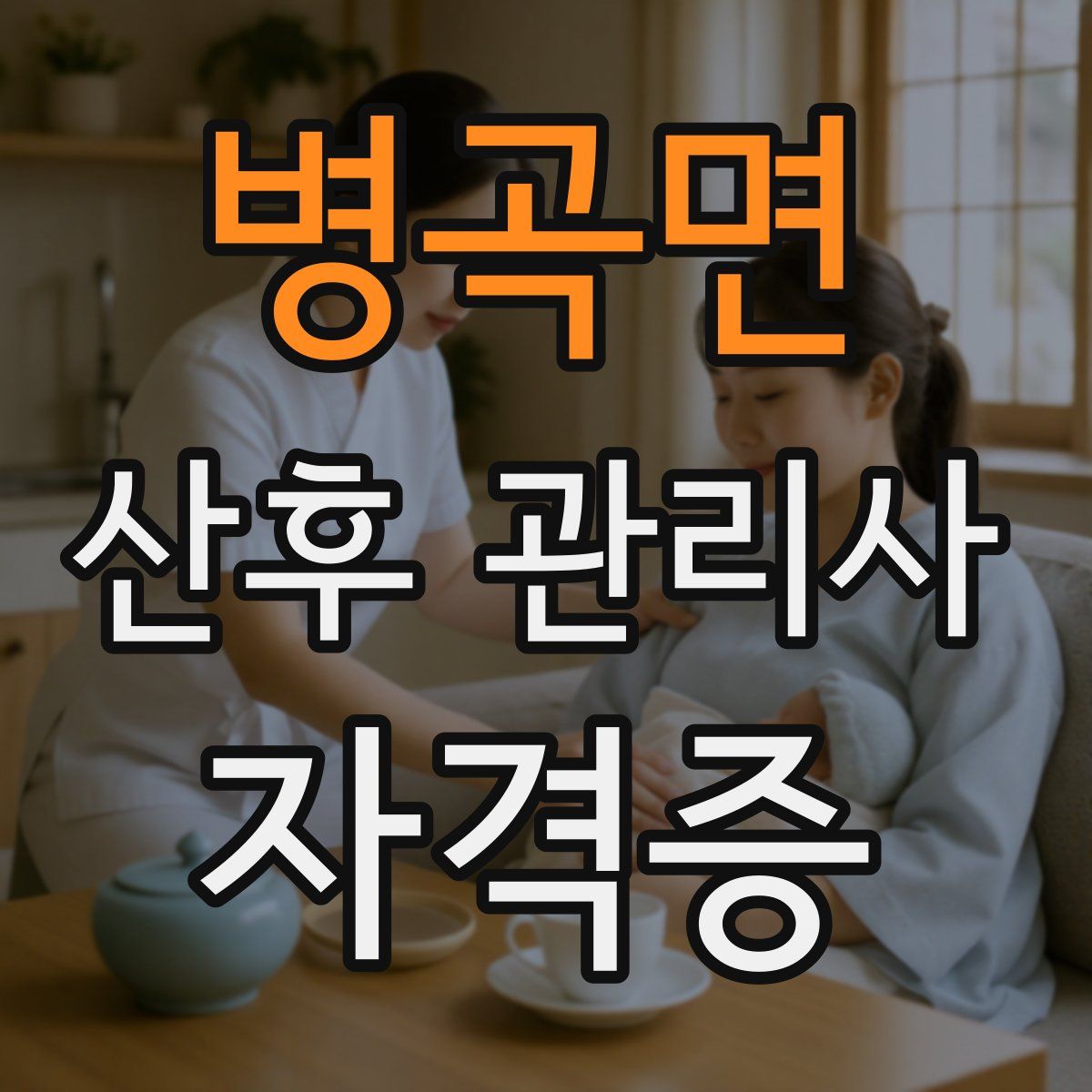 병곡면 산후 관리사 자격증
