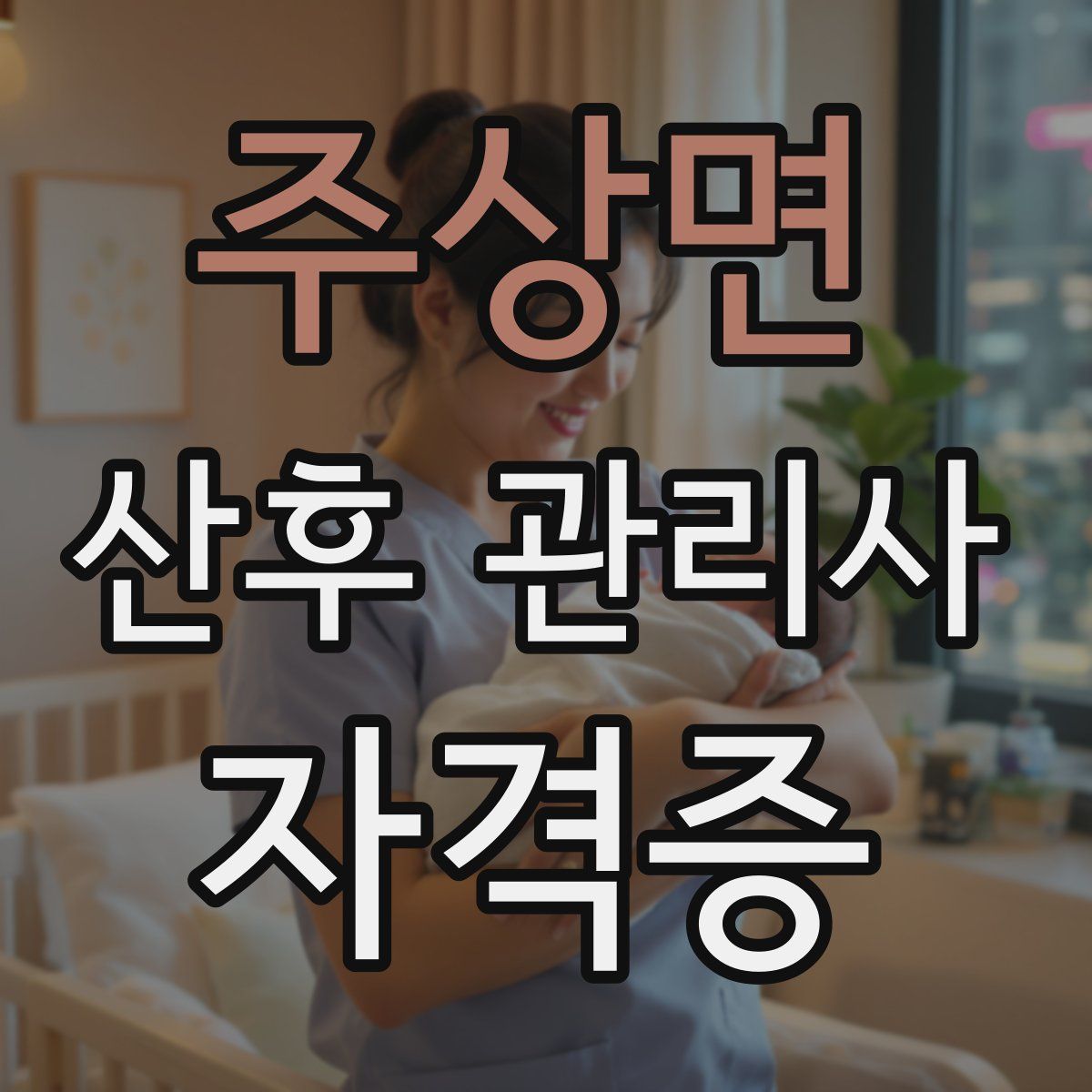 주상면 산후 관리사 자격증