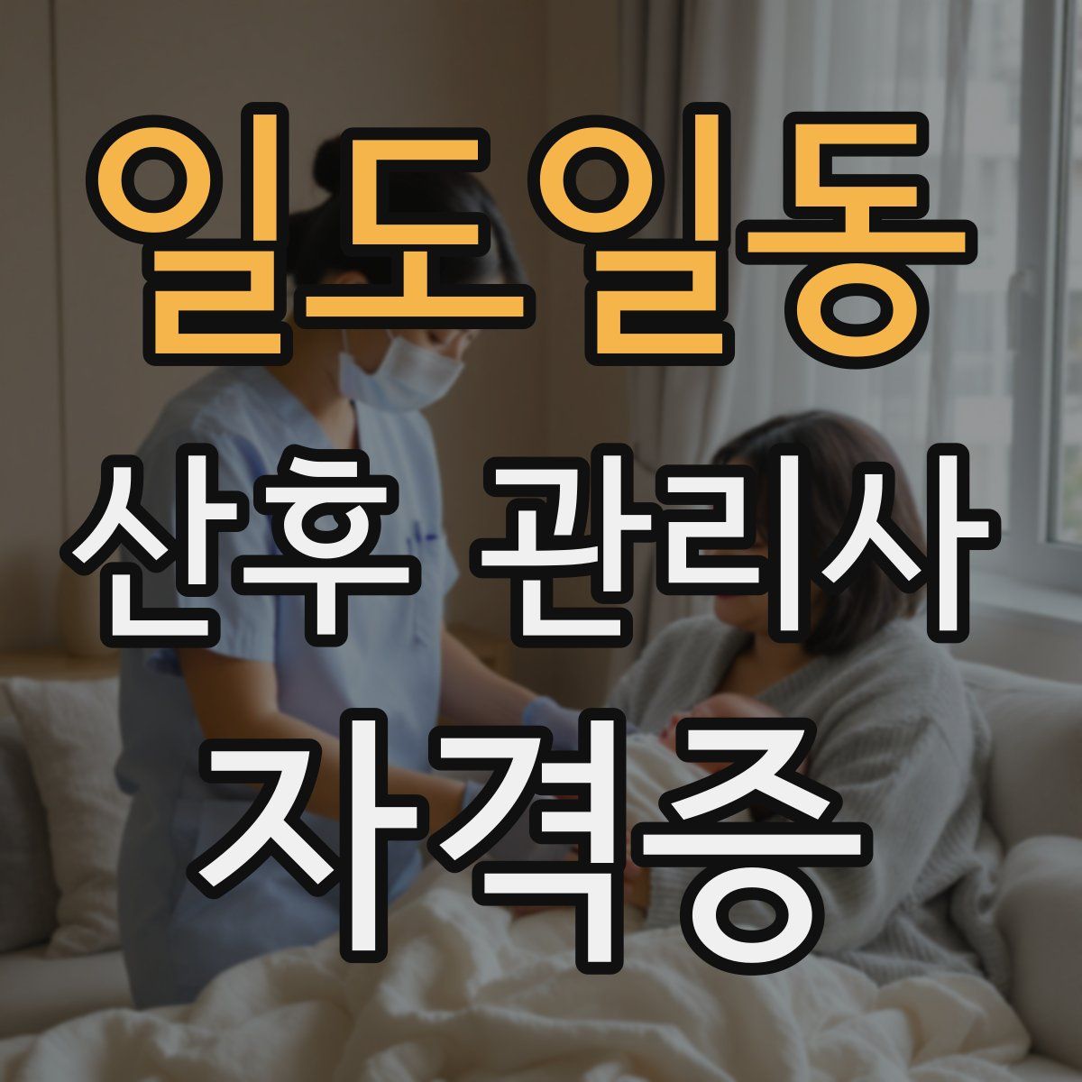 일도일동 산후 관리사 자격증