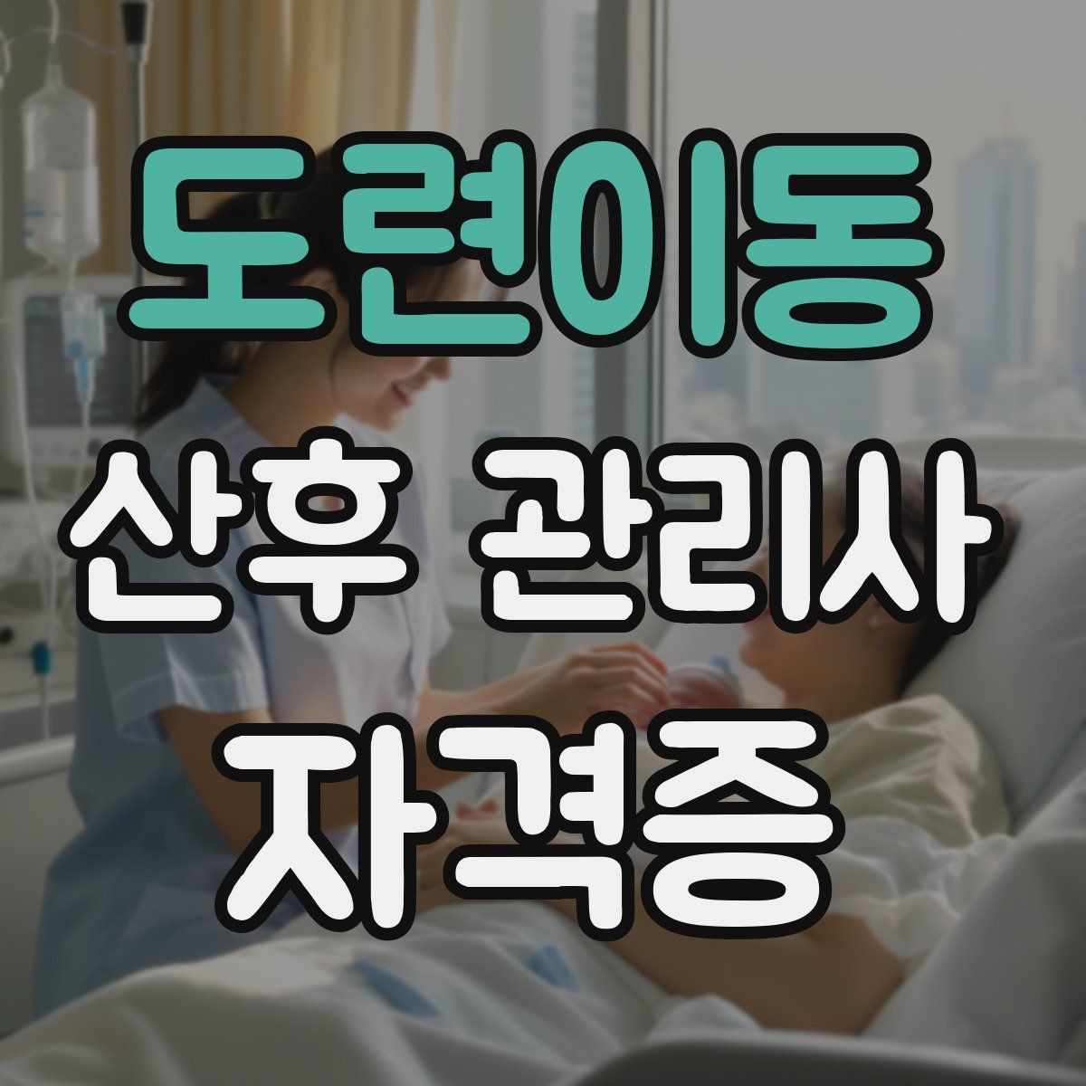 도련이동 산후 관리사 자격증