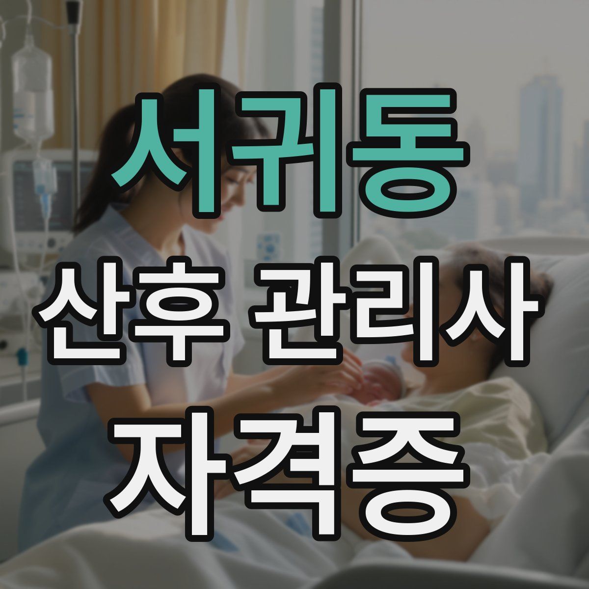 서귀동 산후 관리사 자격증