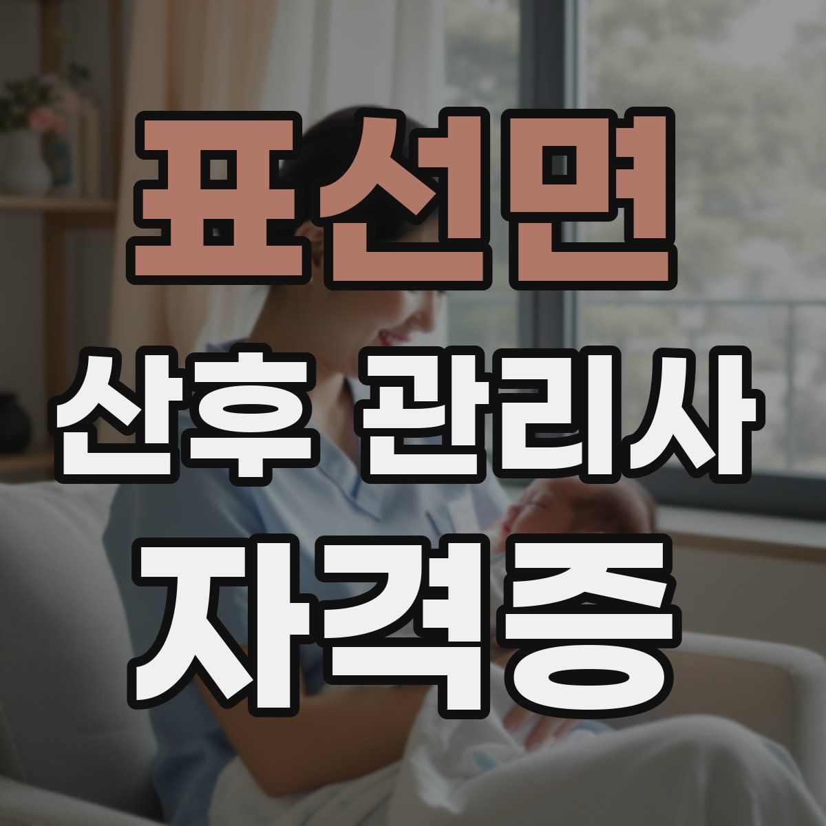 표선면 산후 관리사 자격증