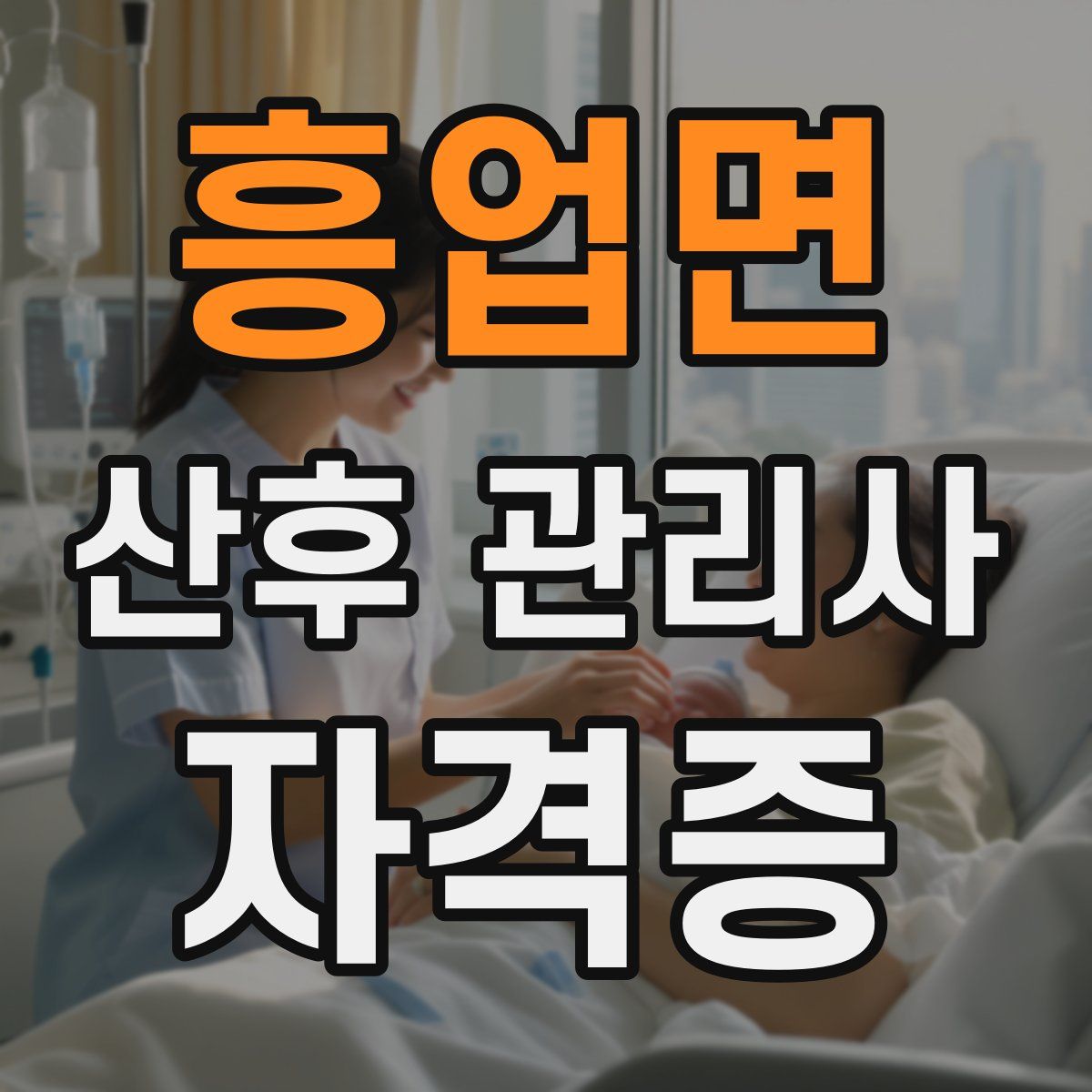 흥업면 산후 관리사 자격증