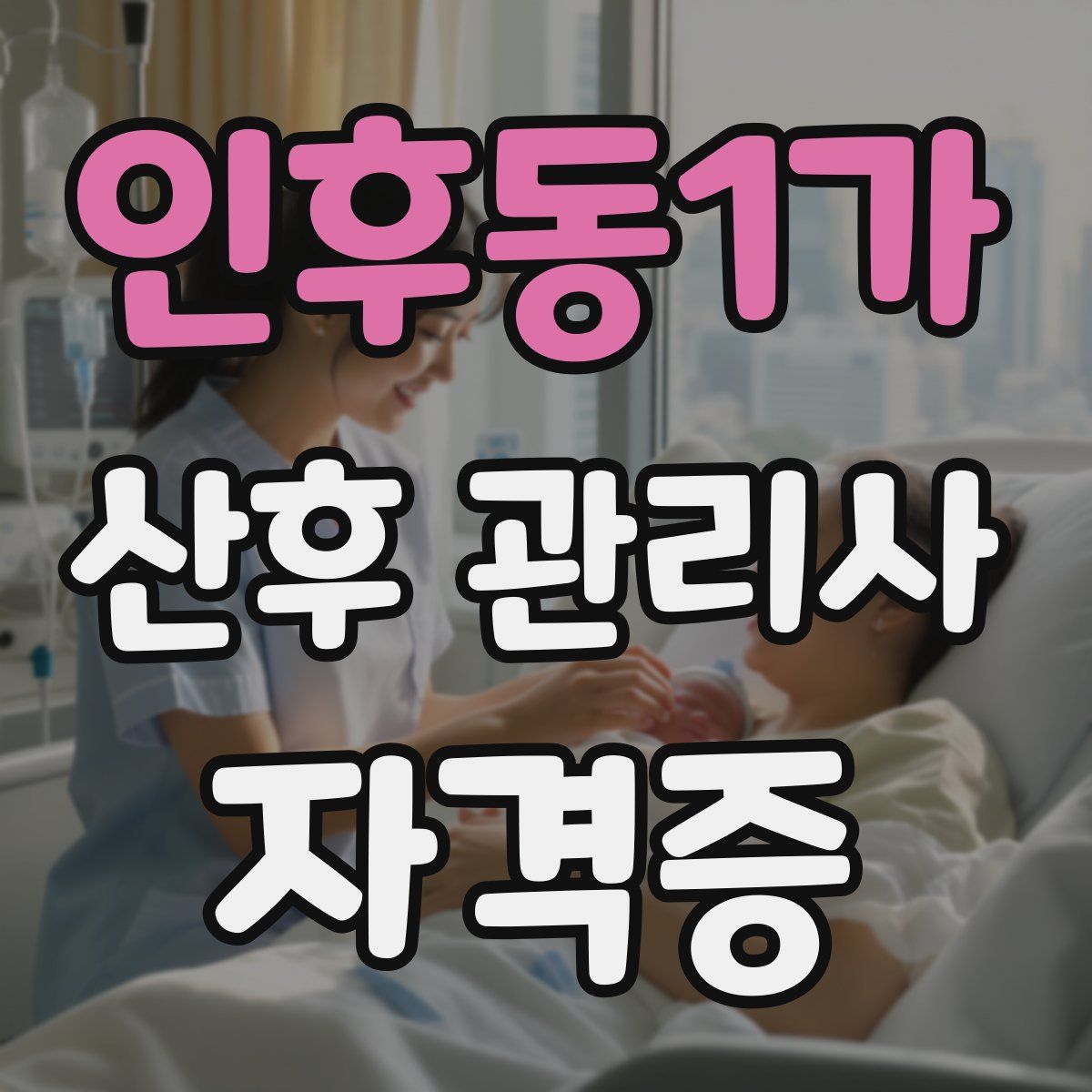 인후동1가 산후 관리사 자격증