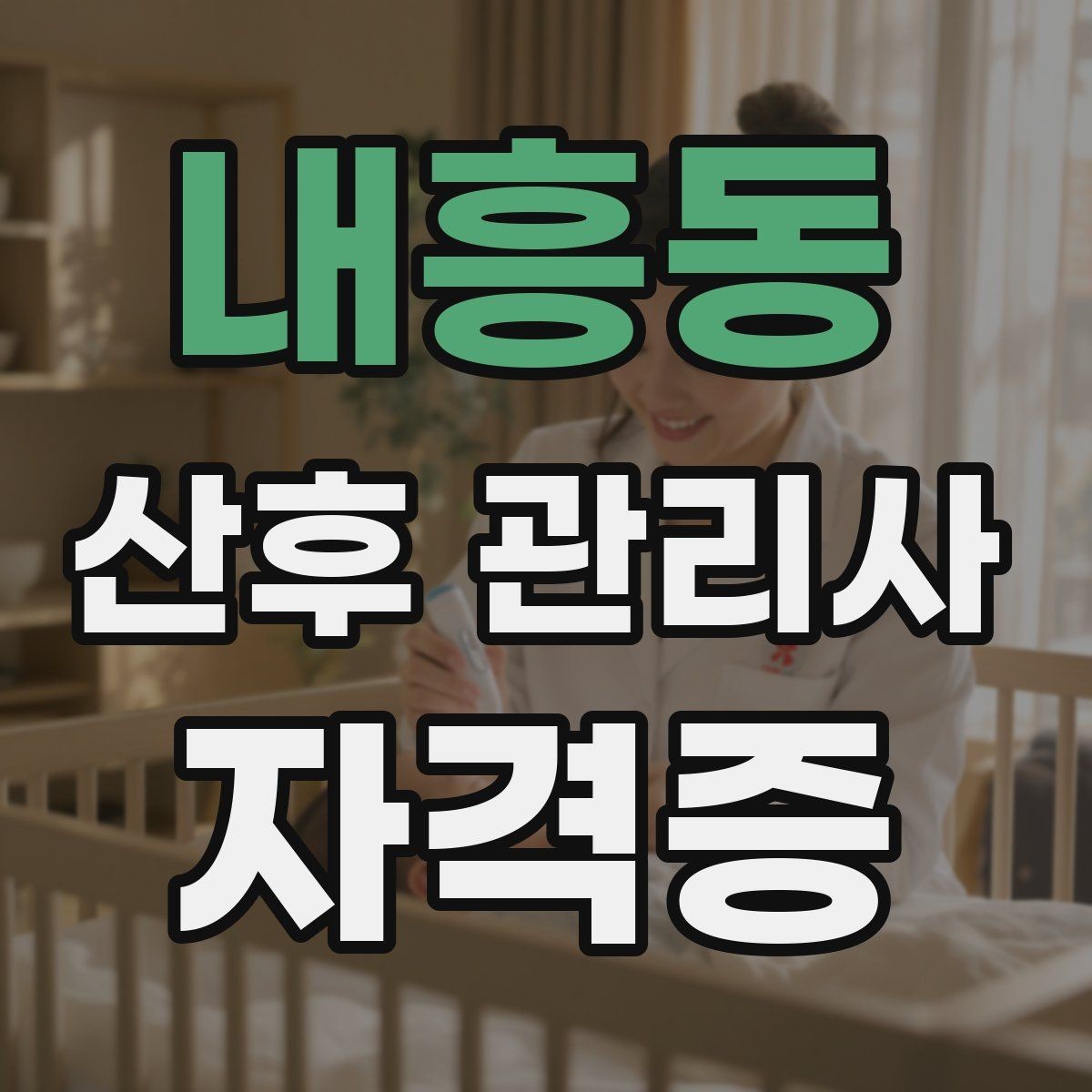 내흥동 산후 관리사 자격증 취득 후 취업과 활동 경로 정리