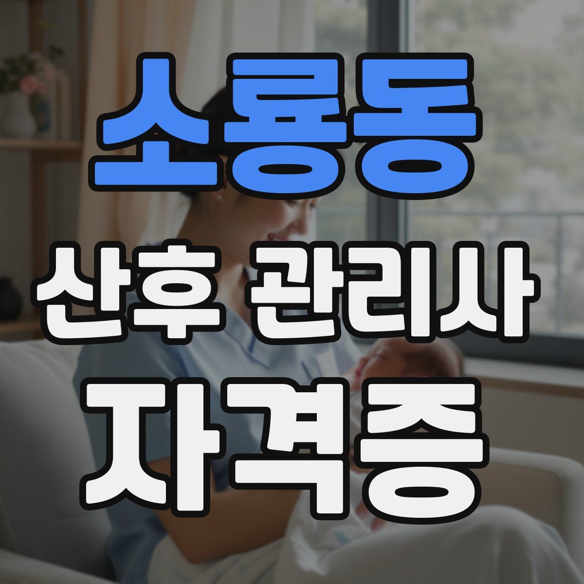 소룡동 산후 관리사 자격증